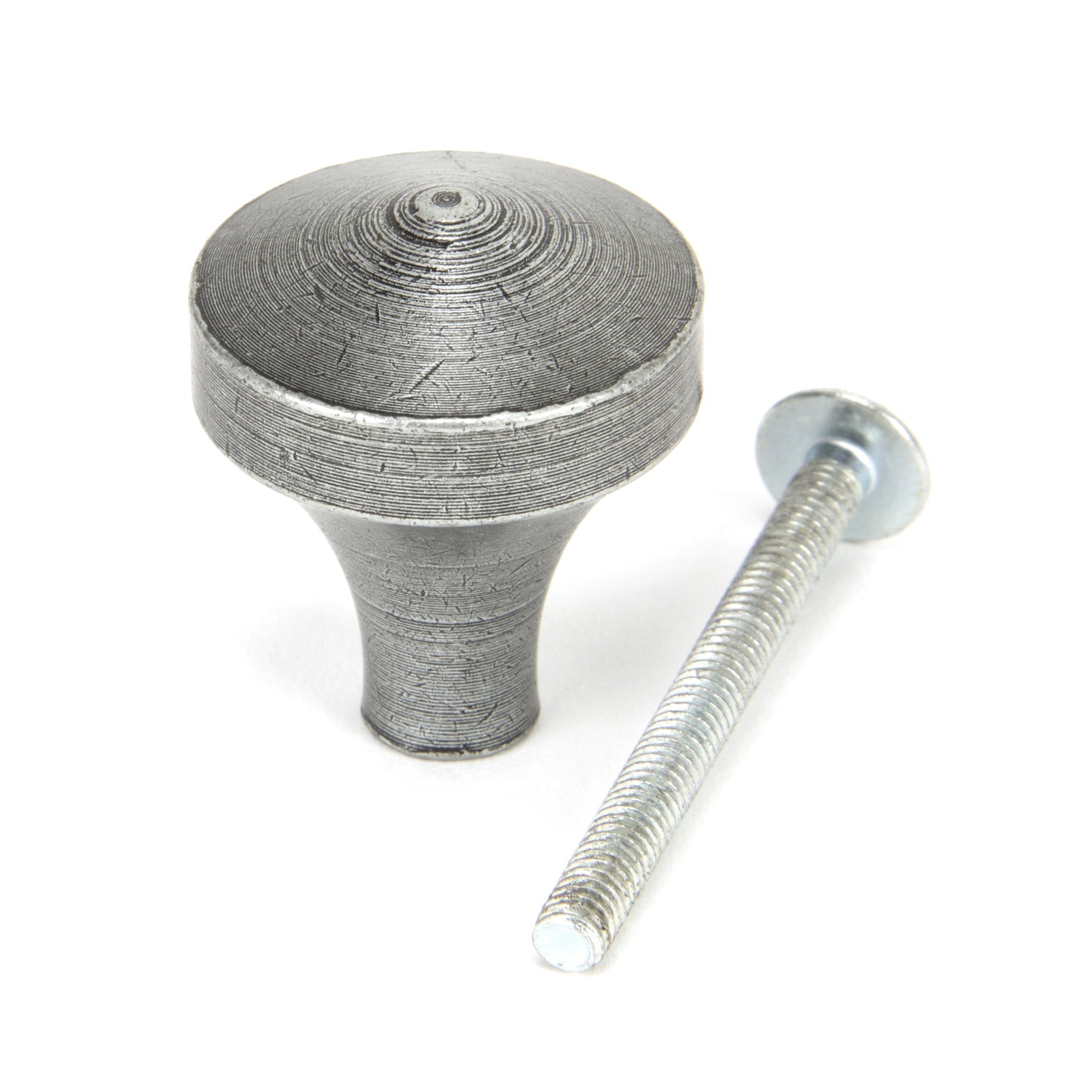 Pewter Shropshire Cabinet Knob - Small | From The Anvil-Cabinet Knobs-Yester Home