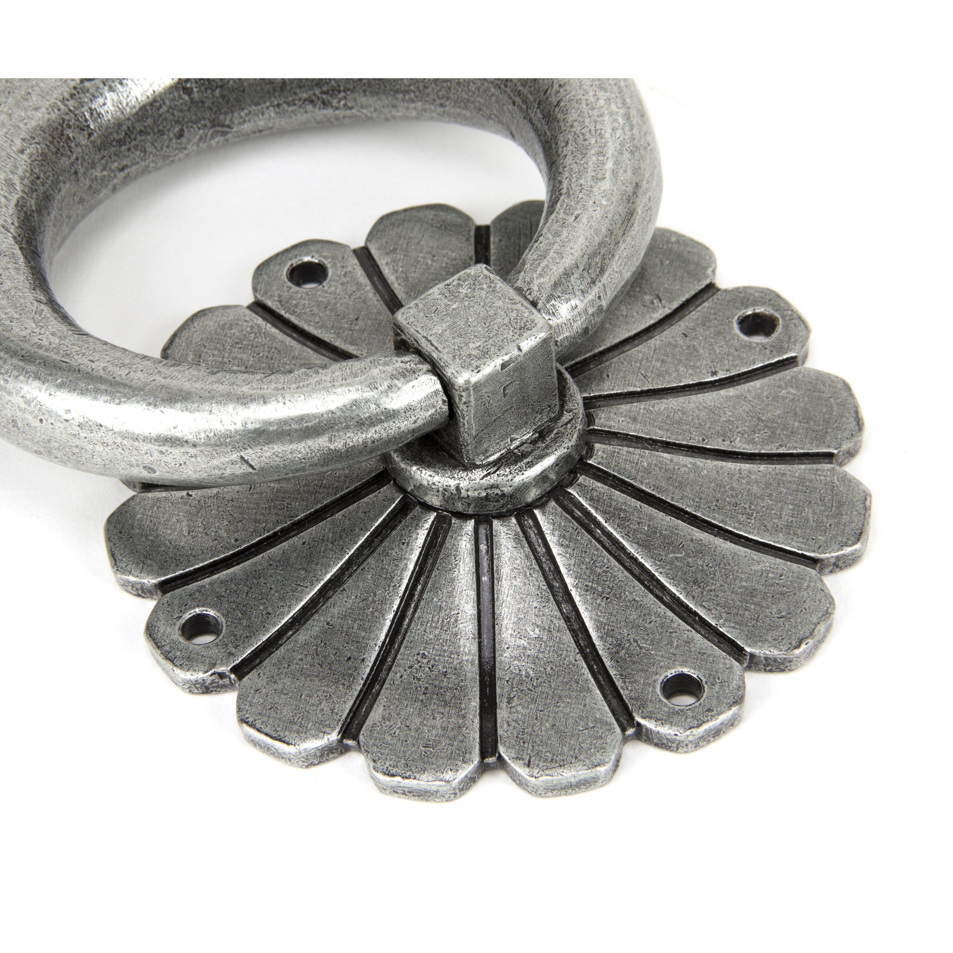 Pewter Shropshire Door Knocker | From The Anvil-Surface Fixed Door Knockers-Yester Home