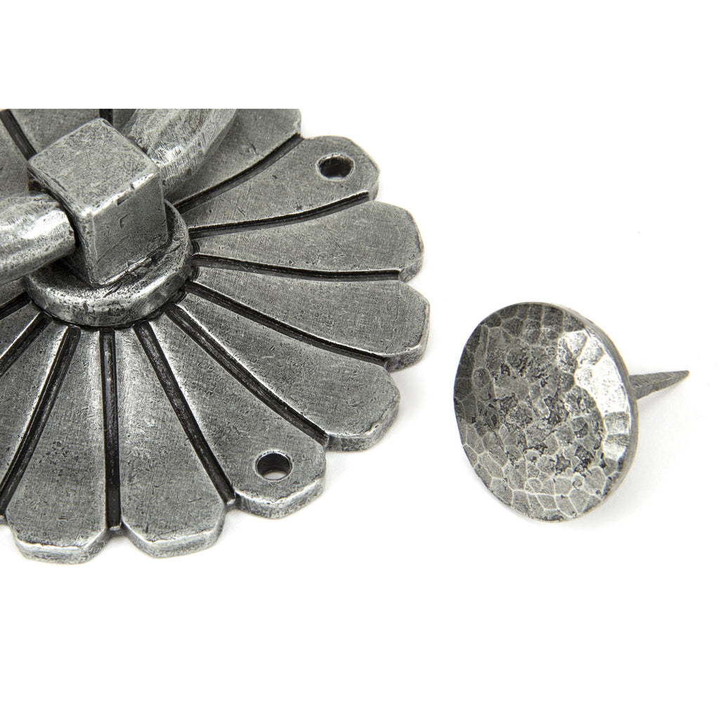 Pewter Shropshire Door Knocker | From The Anvil-Surface Fixed Door Knockers-Yester Home
