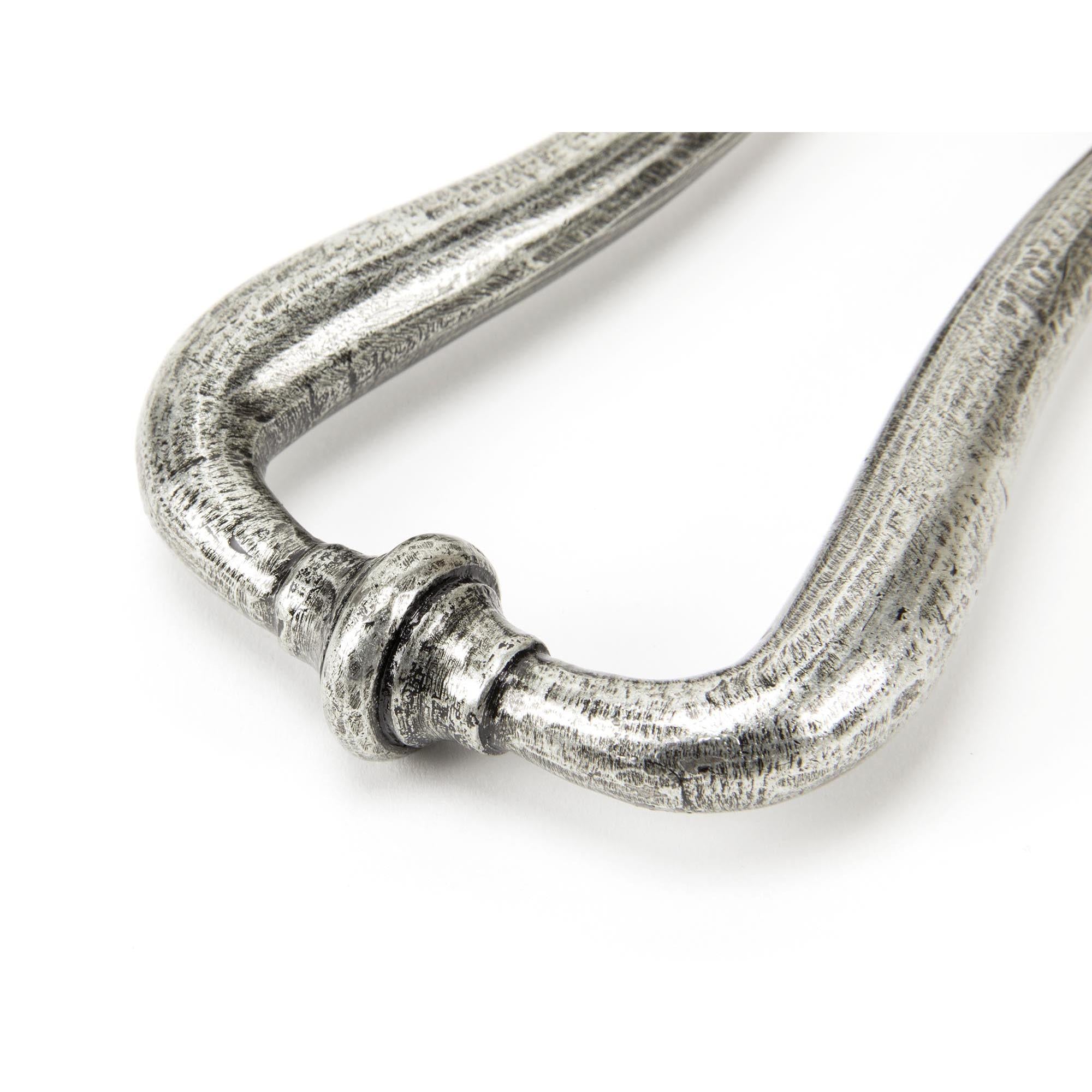 Pewter Slimline Art Deco Door Knocker | From The Anvil - Bolt-Through Door Knockers - From The Anvil - Yester Home