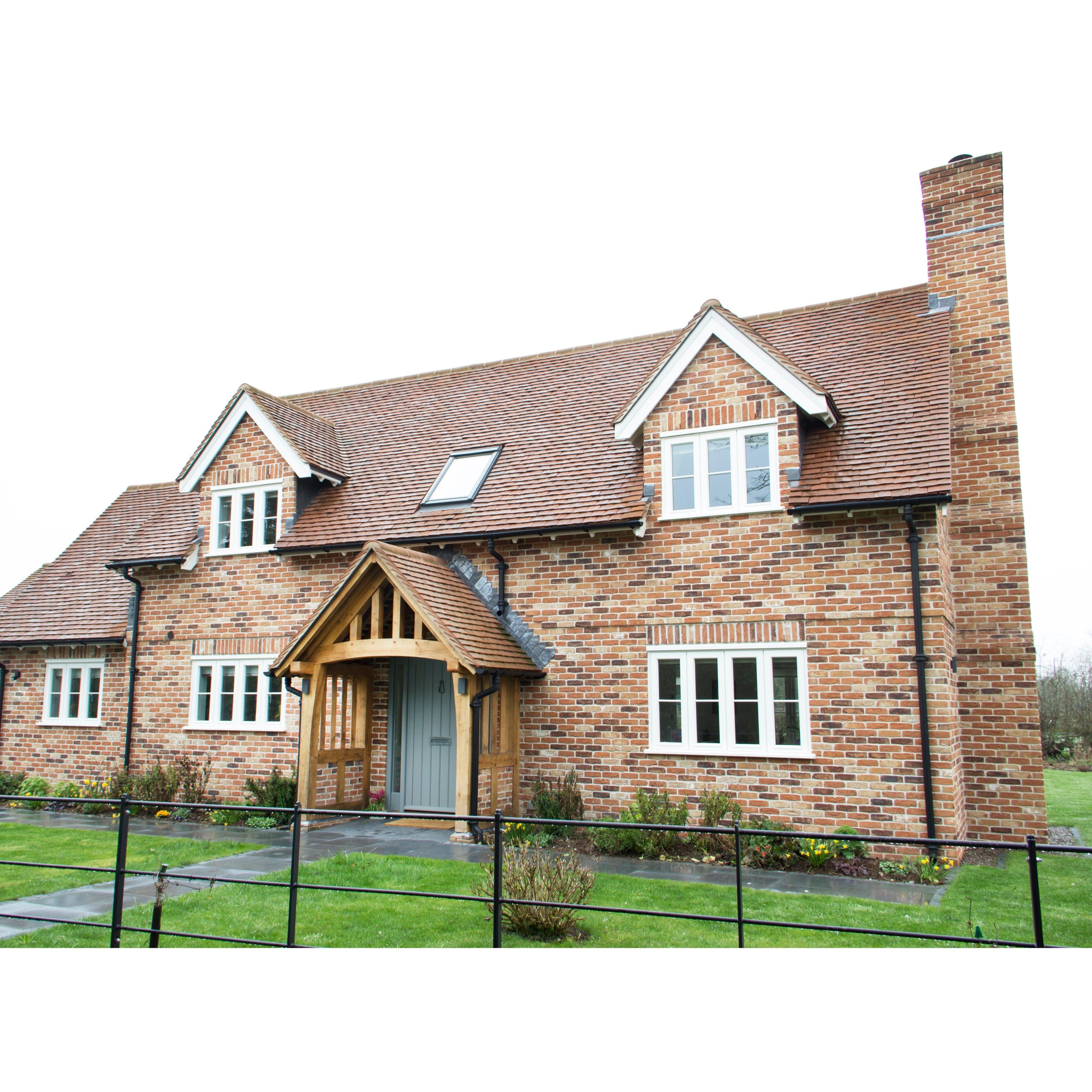 Pewter Slimline Art Deco Door Knocker | From The Anvil-Bolt-Through Door Knockers-Yester Home