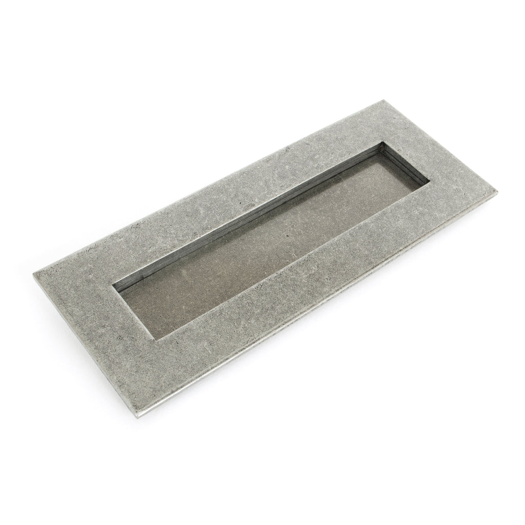 Pewter Small Letter Plate | From The Anvil-Letter Plates-Yester Home