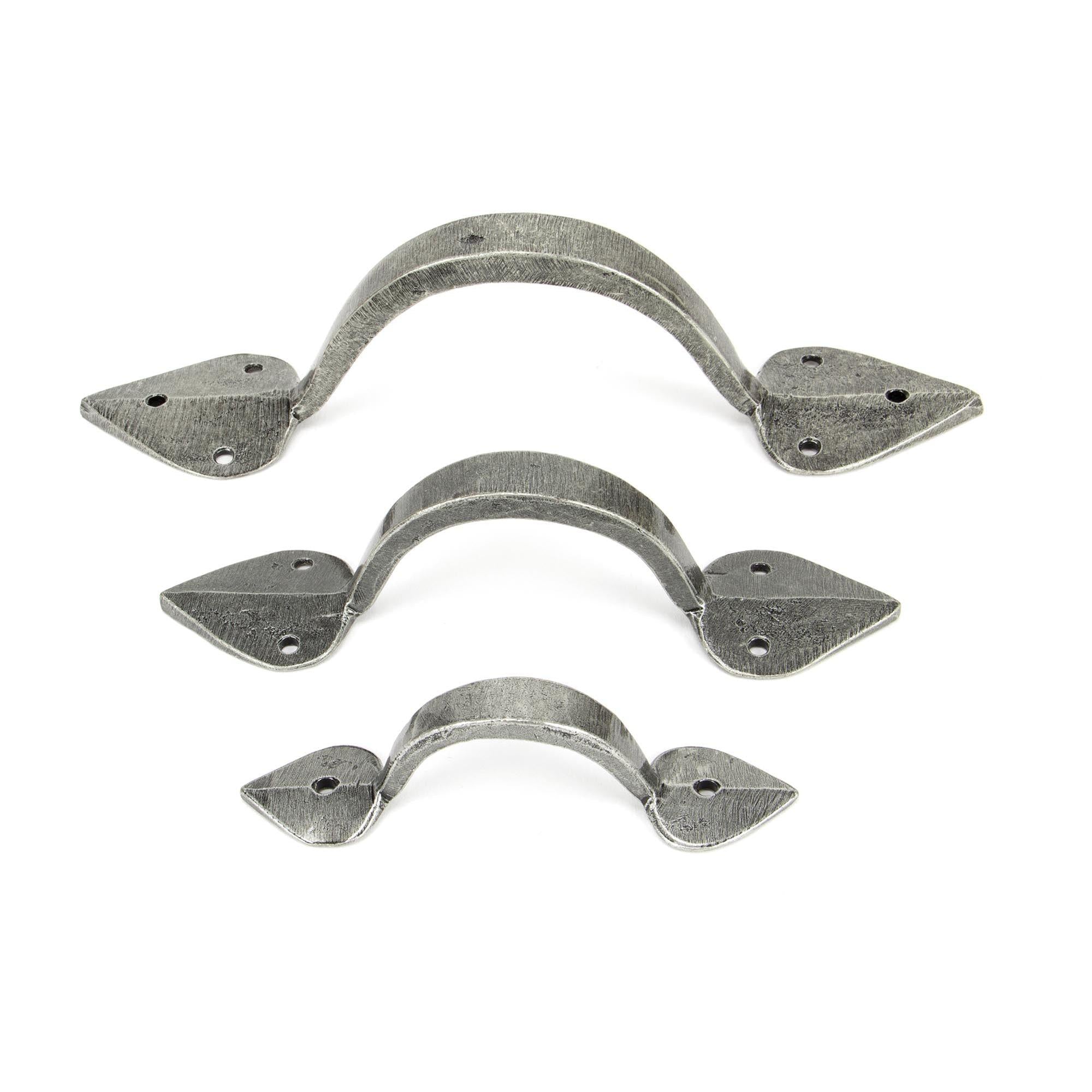 Pewter Small Shropshire Pull Handle | From The Anvil - D Handles - From The Anvil - Yester Home