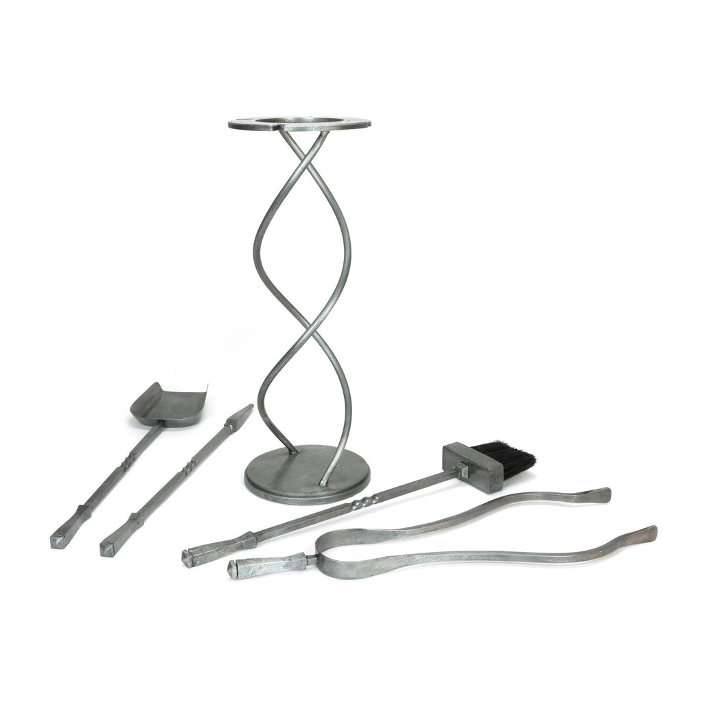 Pewter Spiral Companion Set - Avon Tools | From The Anvil-Companion Sets-Yester Home
