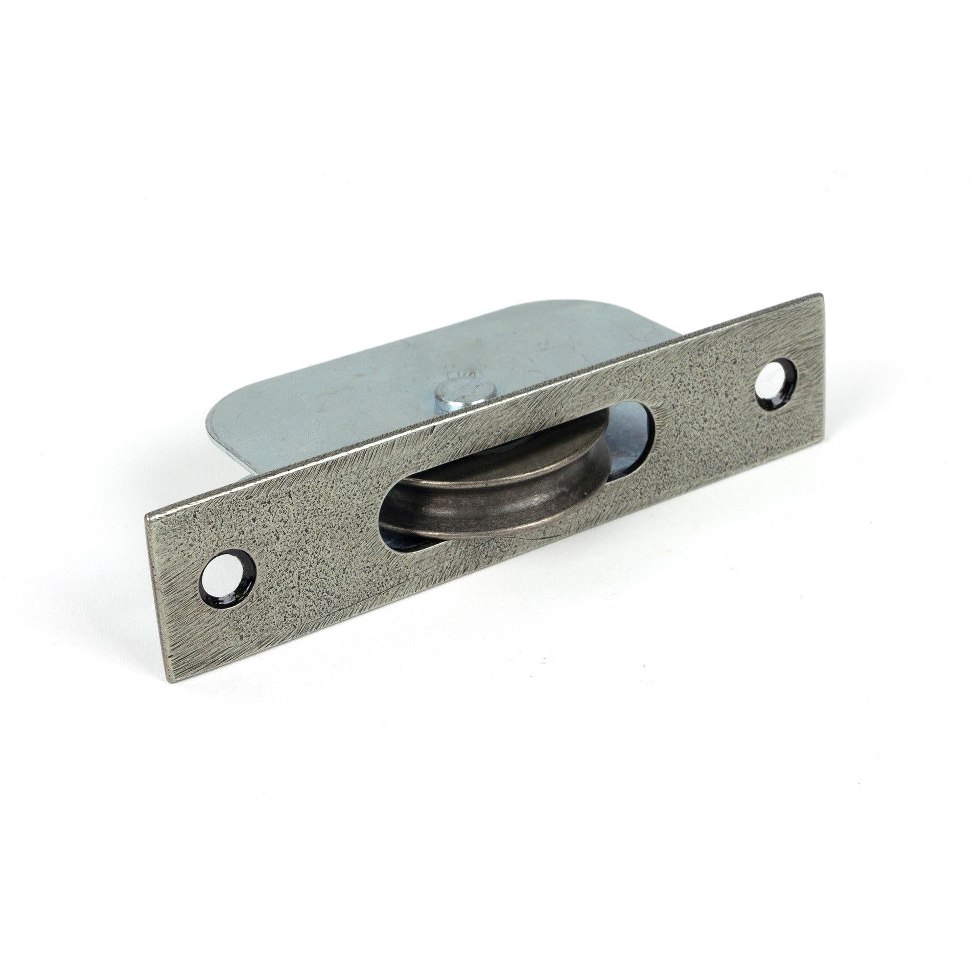 Pewter Square Ended Sash Pulley 75kg - Sash Pulleys - From The Anvil - Yester Home