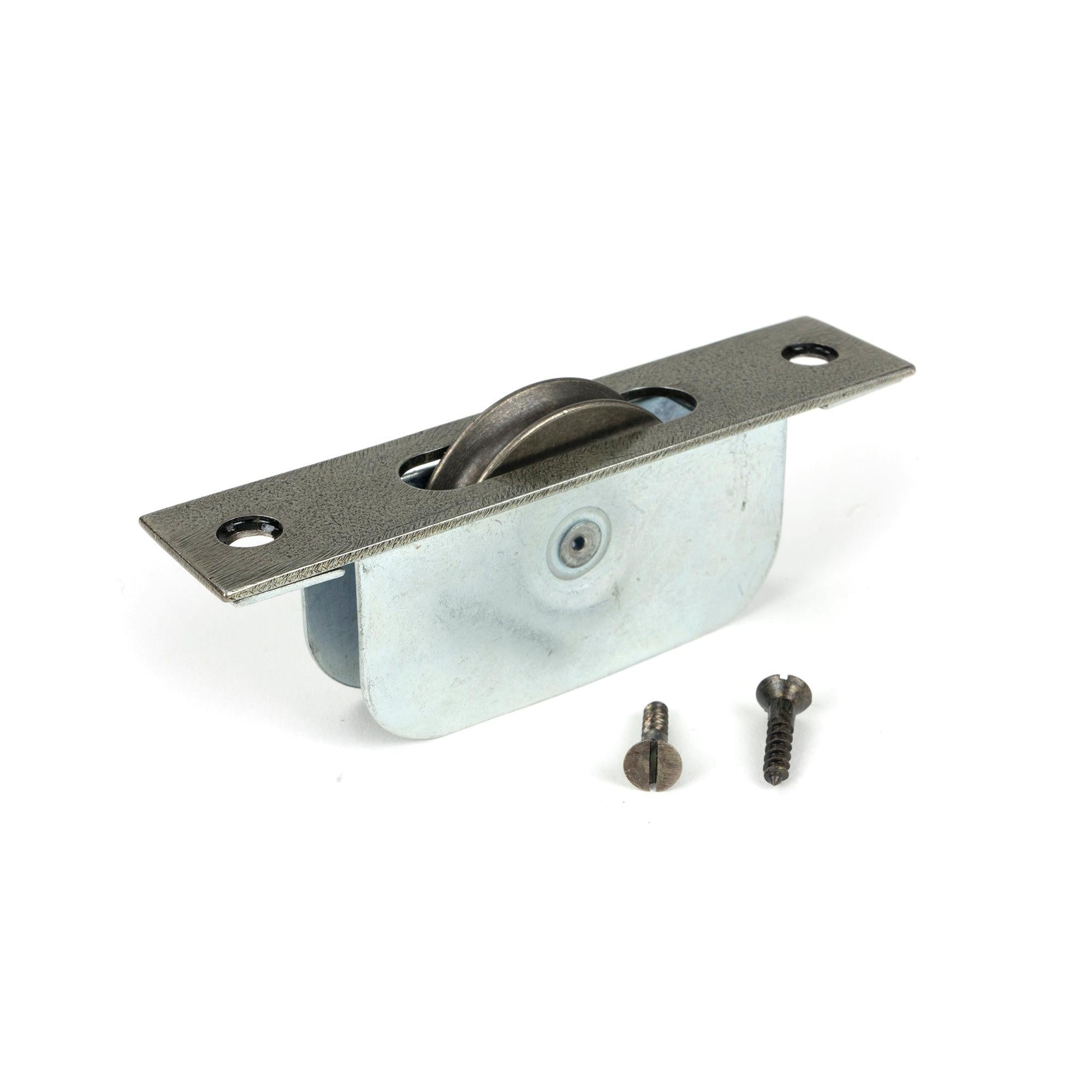Pewter Square Ended Sash Pulley 75kg - Sash Pulleys - From The Anvil - Yester Home