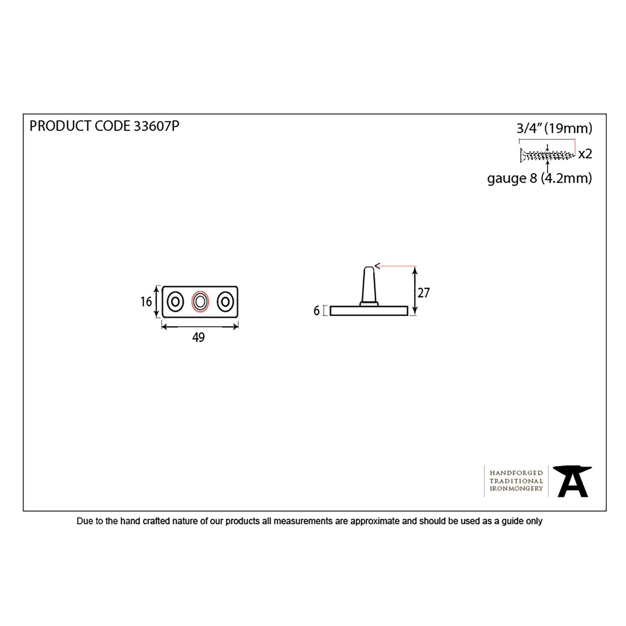 Pewter Stay Pin | From The Anvil - Stay Pins - From The Anvil - Yester Home