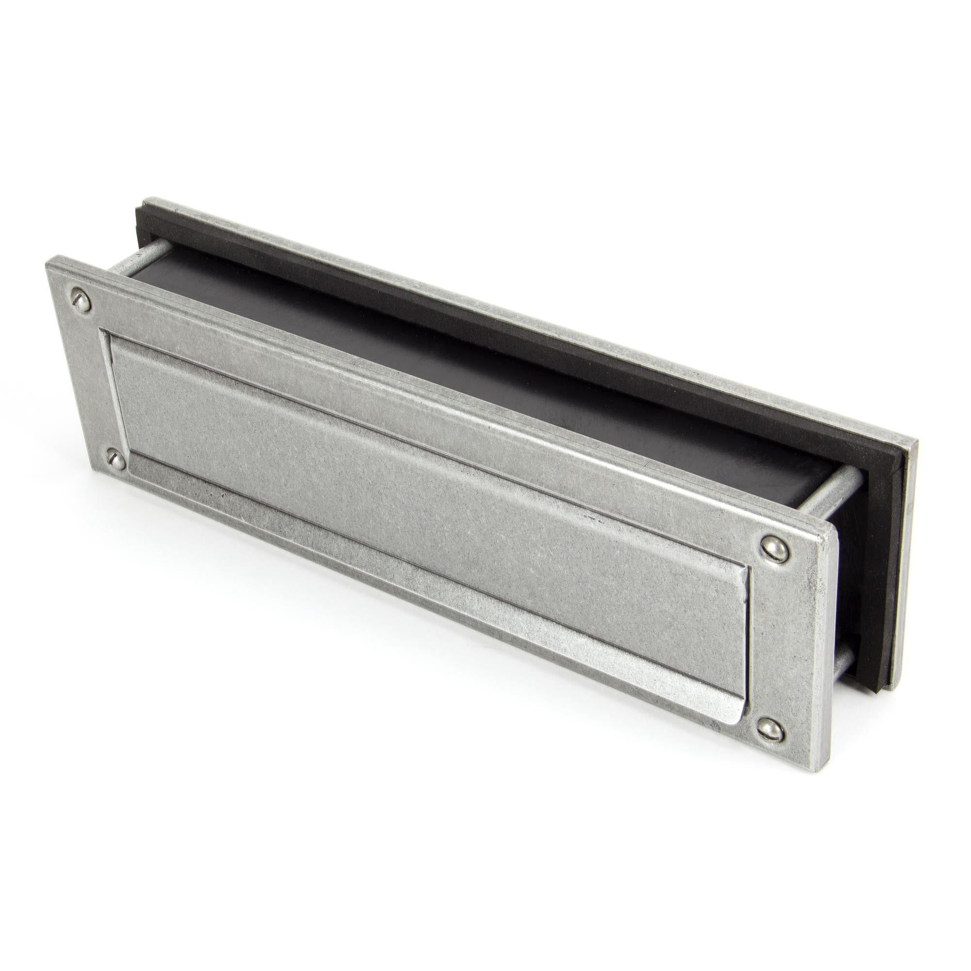 Pewter Traditional Letterbox | From The Anvil - Letterbox - From The Anvil - Yester Home