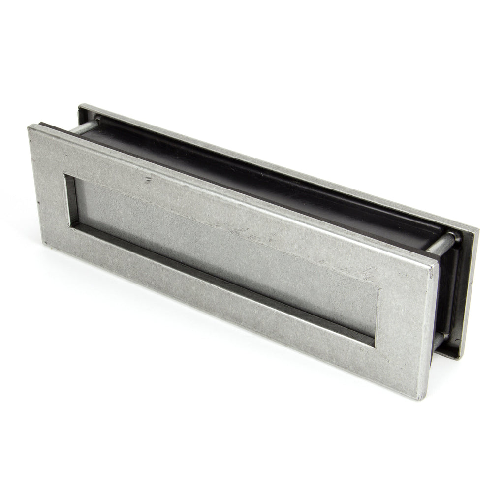 Pewter Traditional Letterbox | From The Anvil-Letterbox-Yester Home
