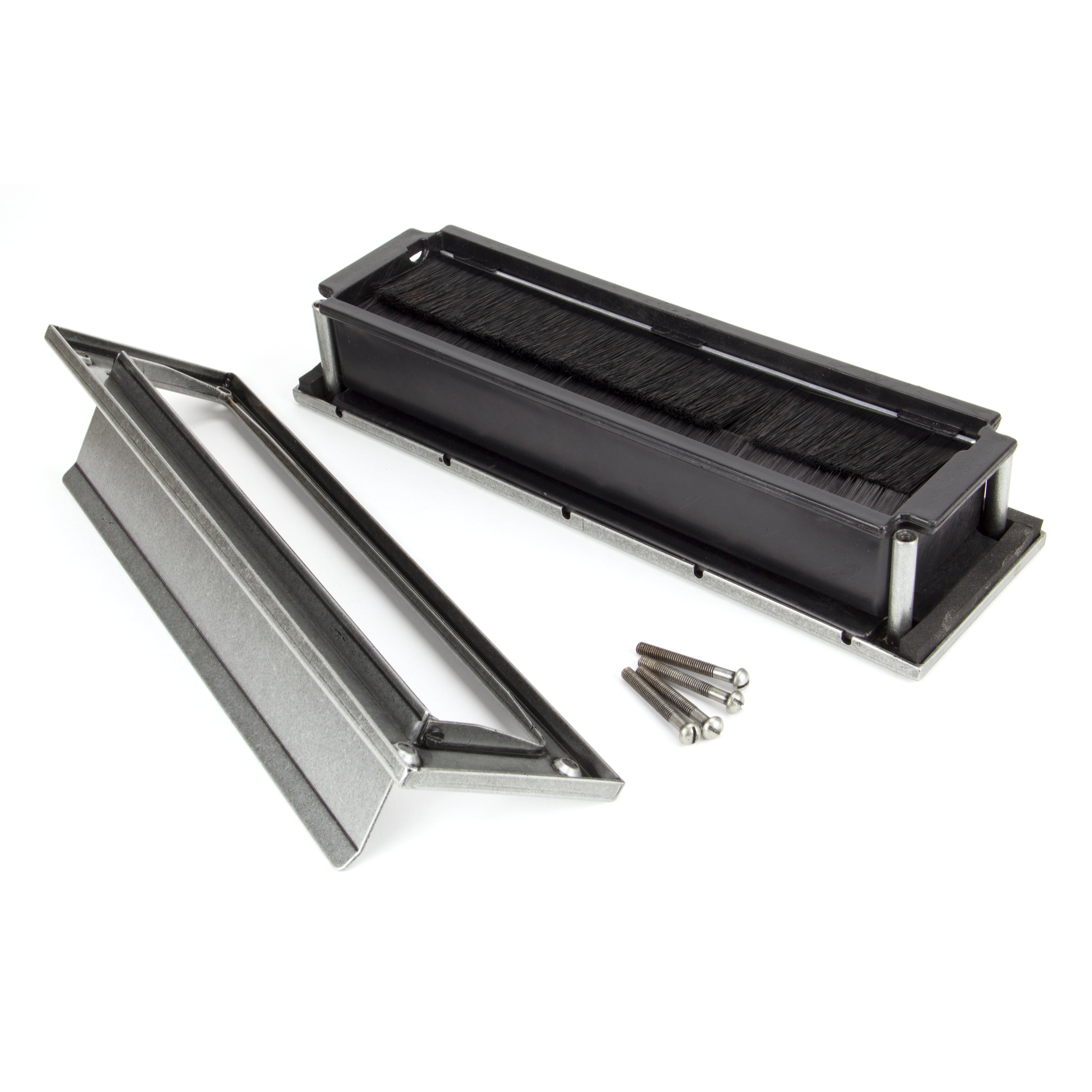 Pewter Traditional Letterbox | From The Anvil-Letterbox-Yester Home