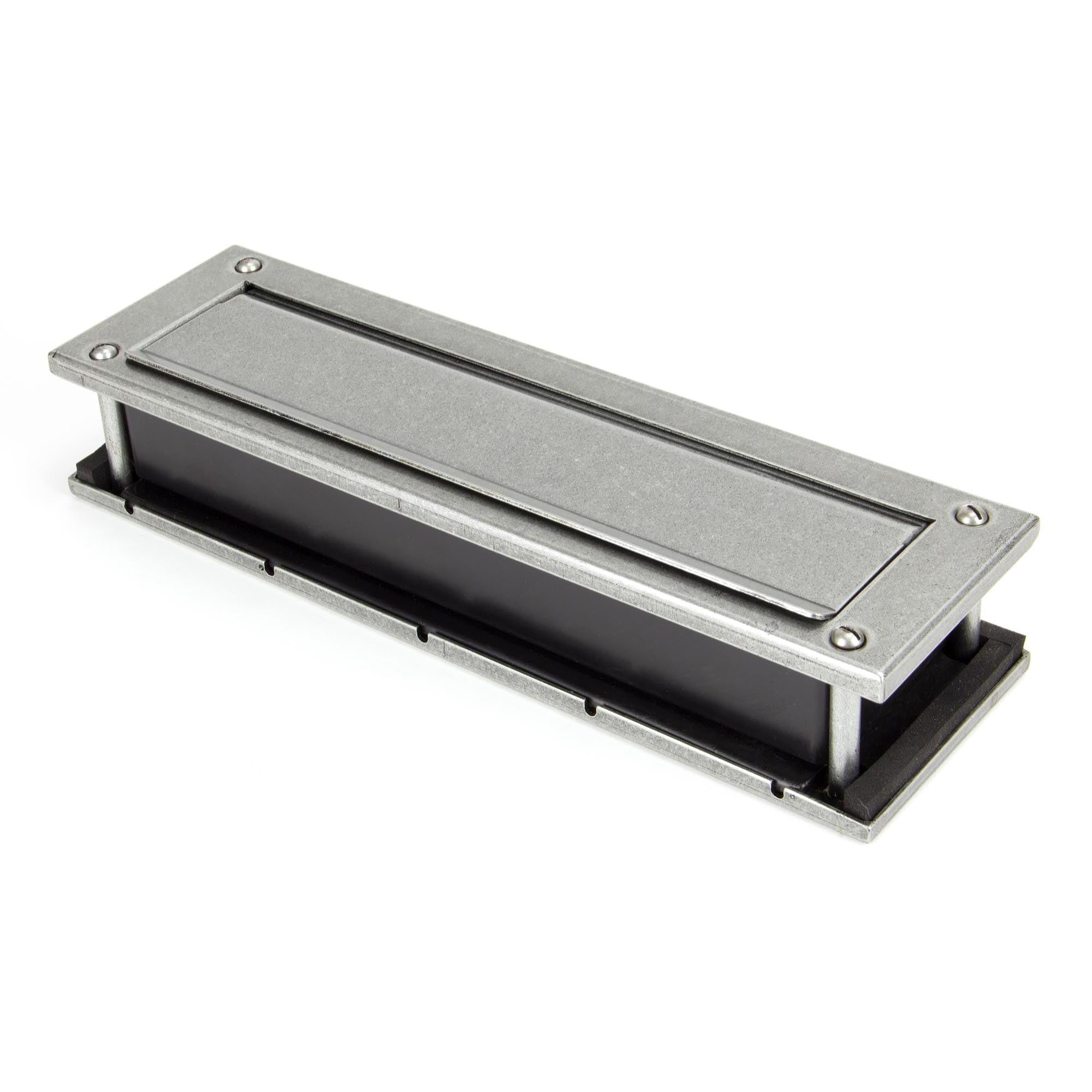 Pewter Traditional Letterbox | From The Anvil - Letterbox - From The Anvil - Yester Home