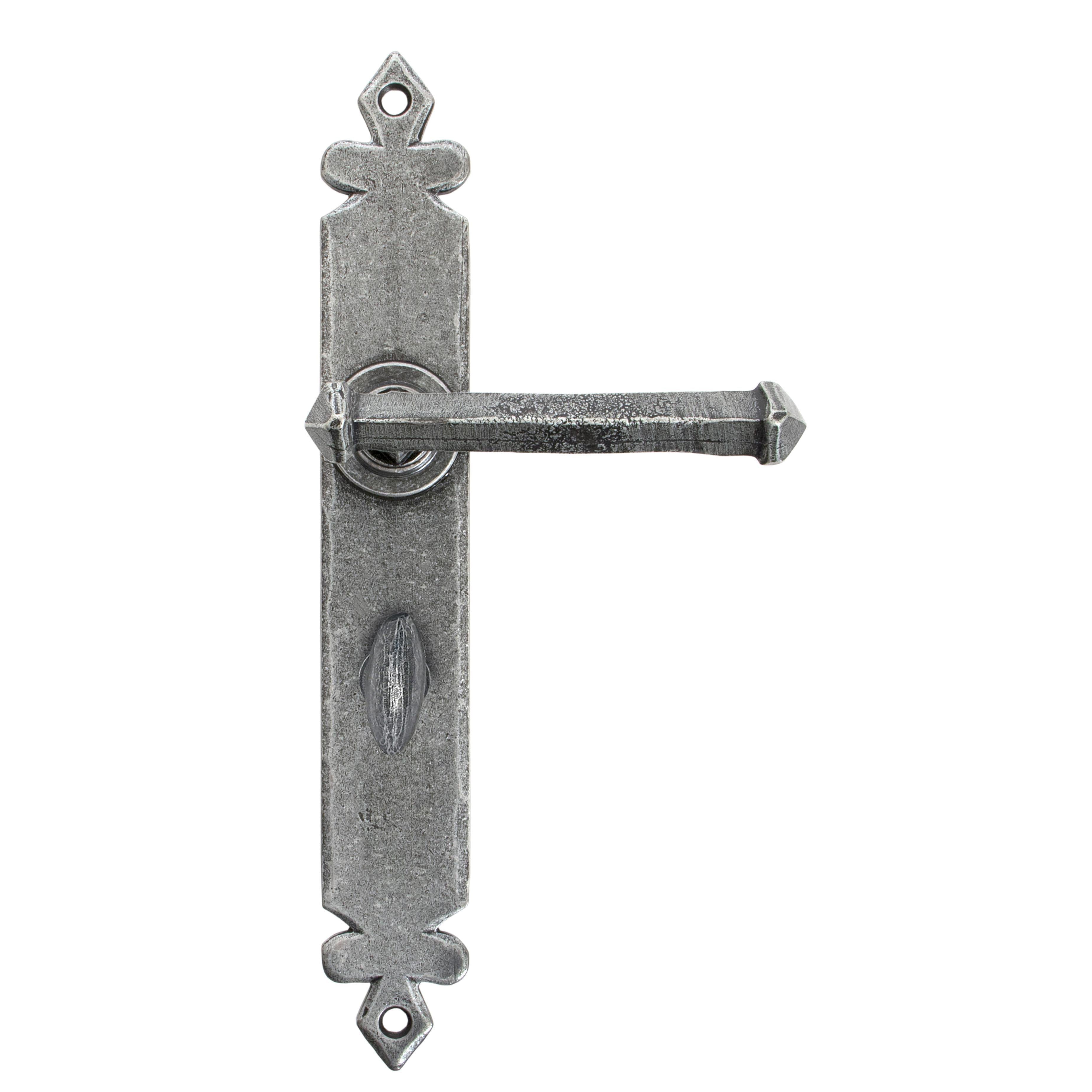 Pewter Tudor Lever Bathroom Set | From The Anvil - Lever Bathroom - From The Anvil - Yester Home
