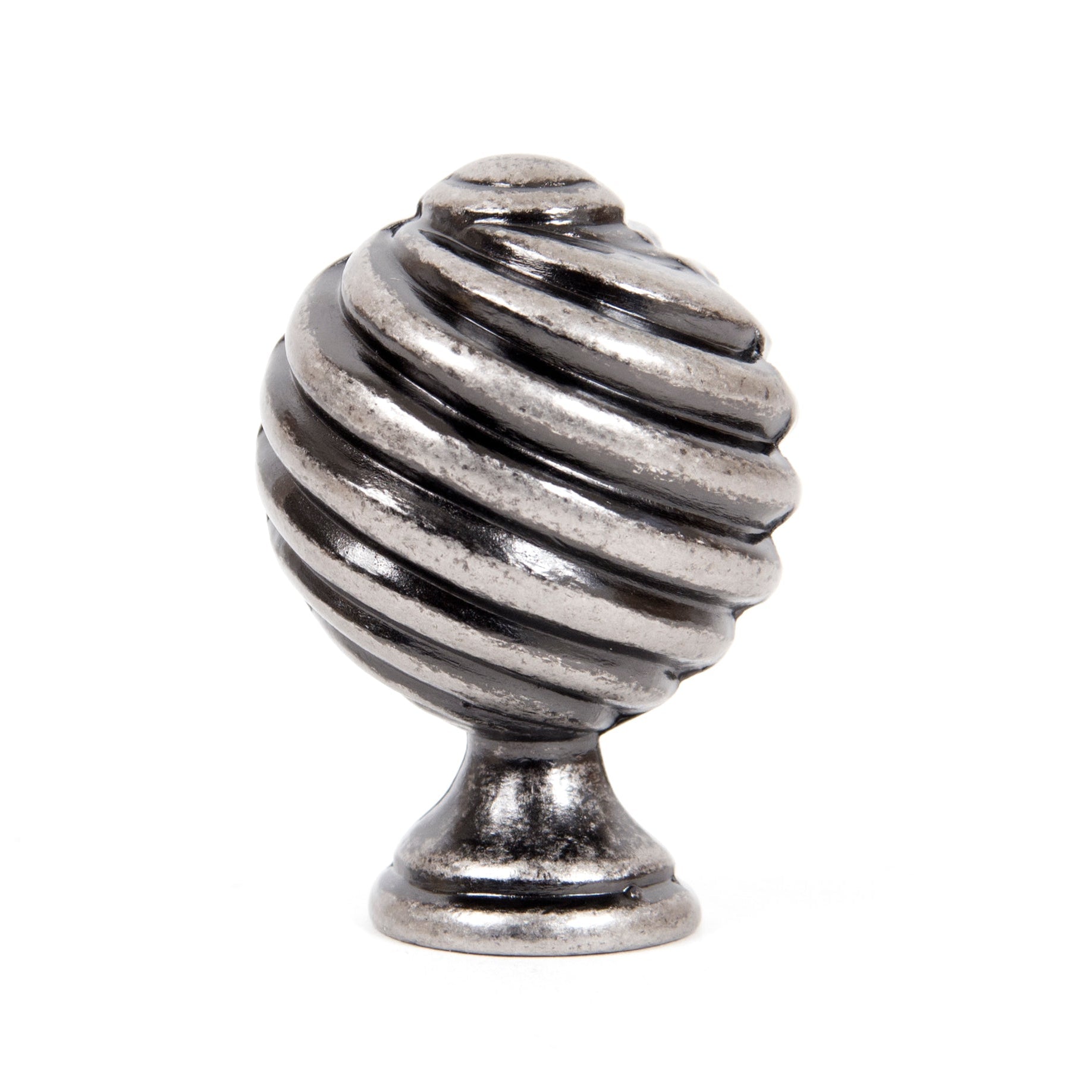Pewter Twist Cabinet Knob | From The Anvil-Cabinet Knobs-Yester Home
