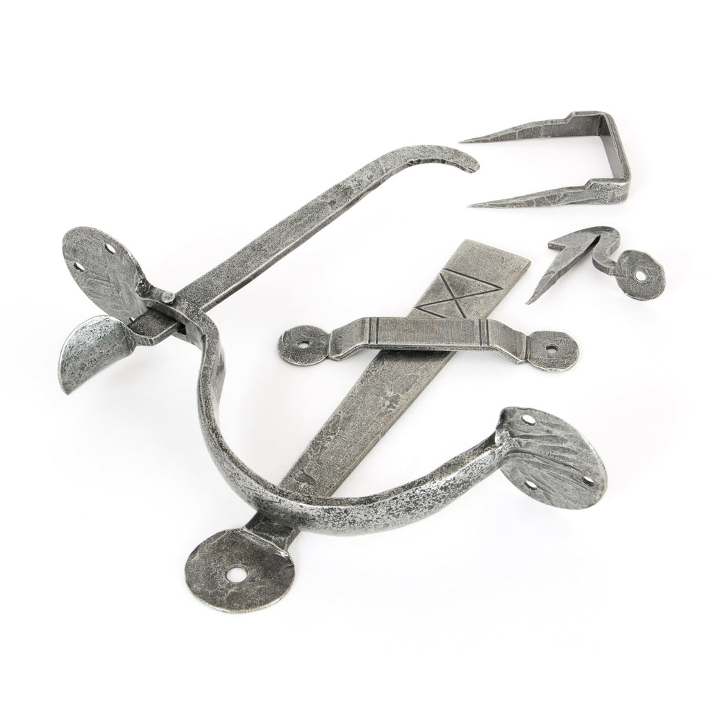 Pewter XL Medium Bean Thumblatch | From The Anvil-Thumblatches-Yester Home