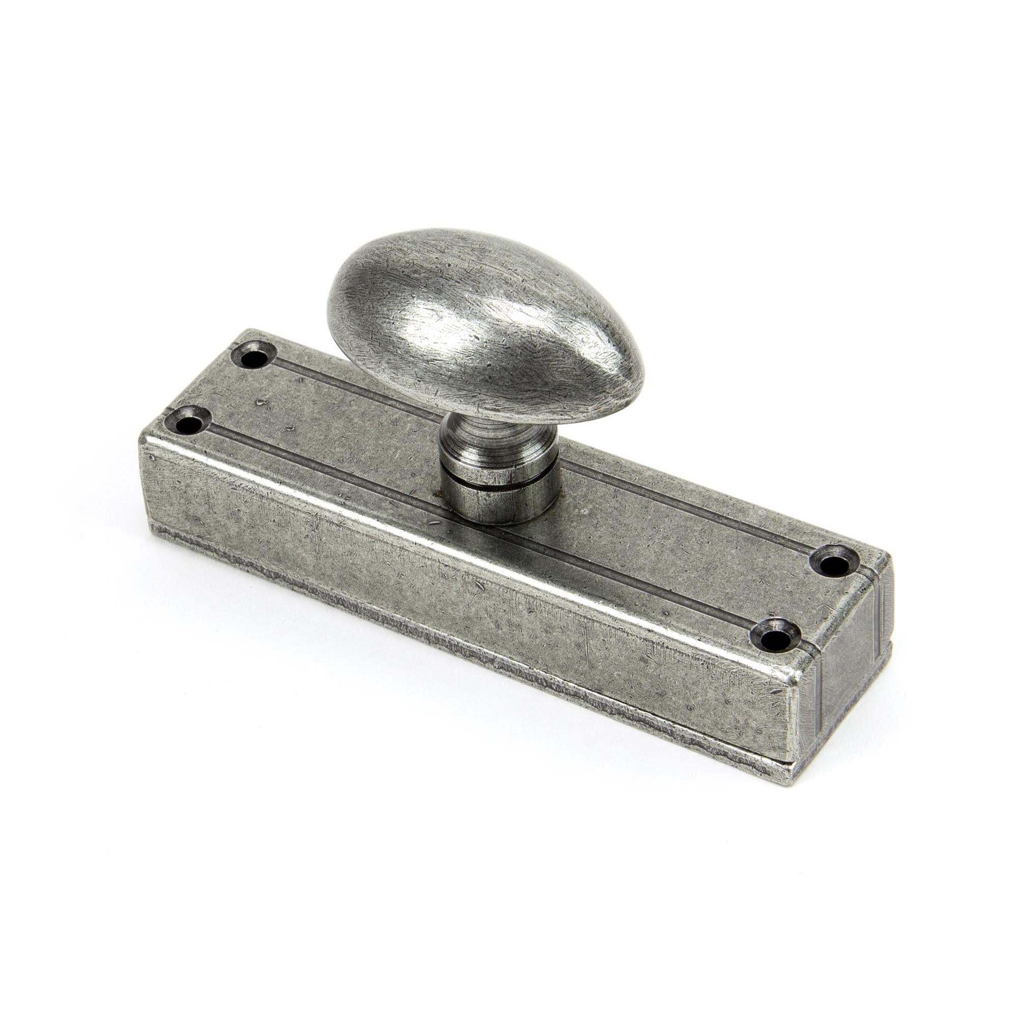 Pewter knob for Cremone Bolt | From The Anvil - Bolts - From The Anvil - Yester Home