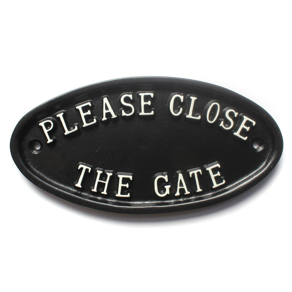 Please Close The Gate Sign-Gate Signs-Yester Home