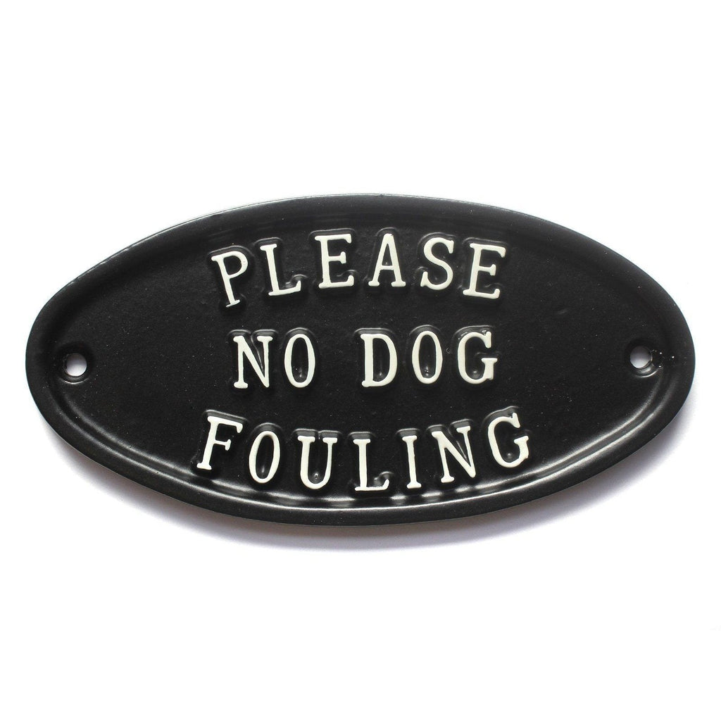 Please No Dog Fouling Sign-Dog Warning Signs-Yester Home