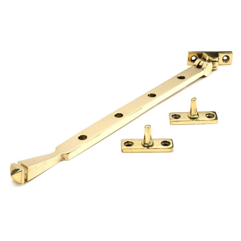 Polished Brass 12" Avon Stay | From The Anvil-Stays-Yester Home