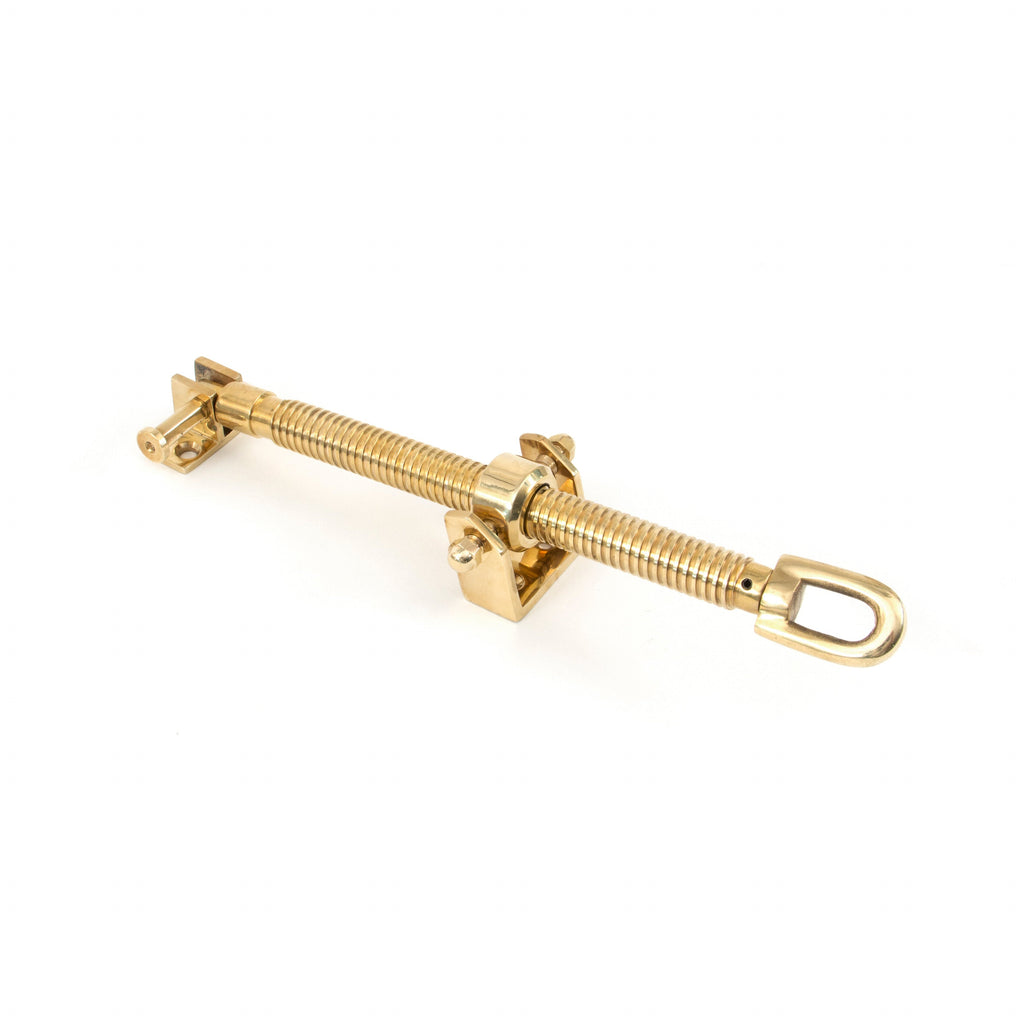 Polished Brass 12" Fanlight Screw Opener | From The Anvil-Fanlight Openers-Yester Home