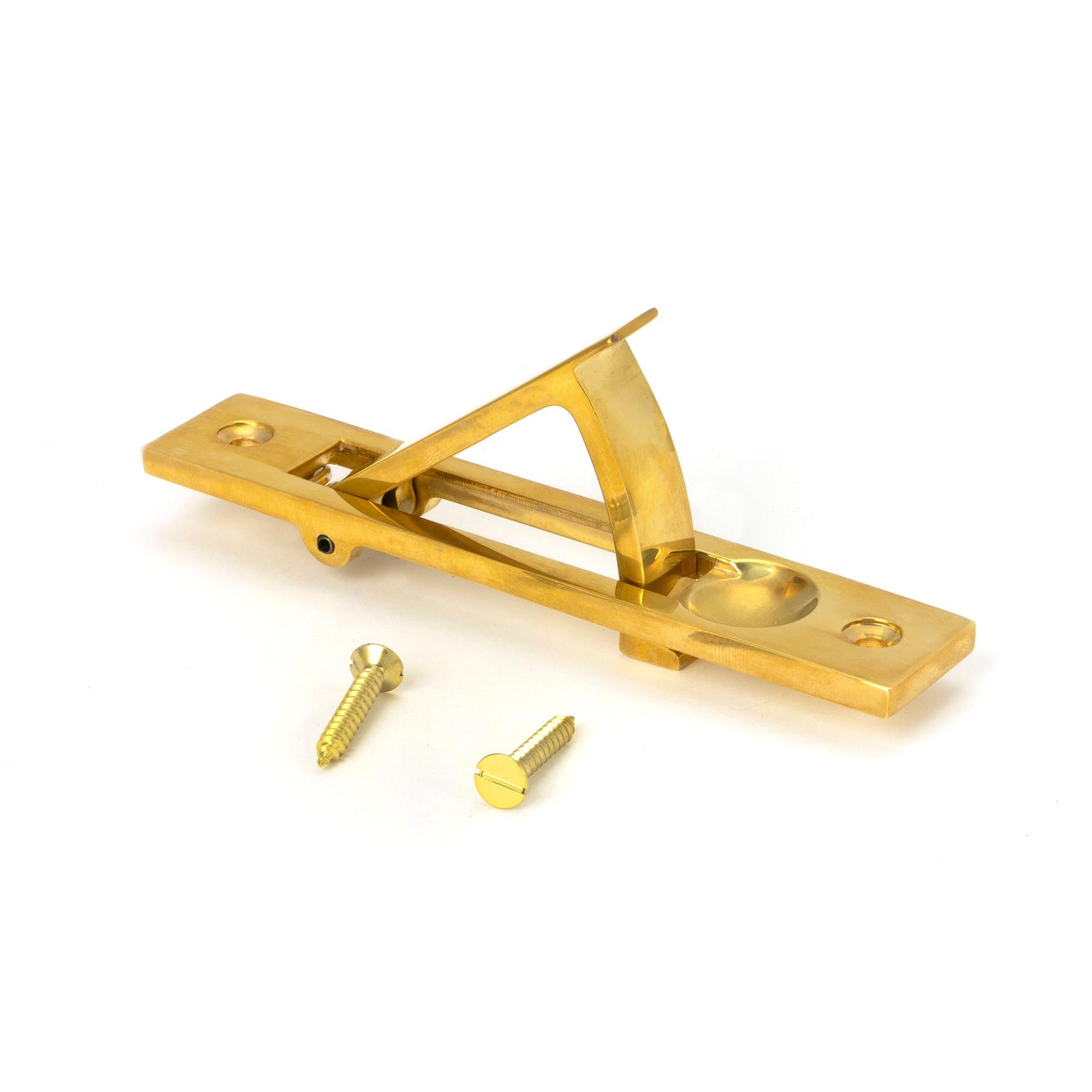 Polished Brass 125mm x 25mm Edge Pull | From The Anvil - Cabinet Pulls - From The Anvil - Yester Home