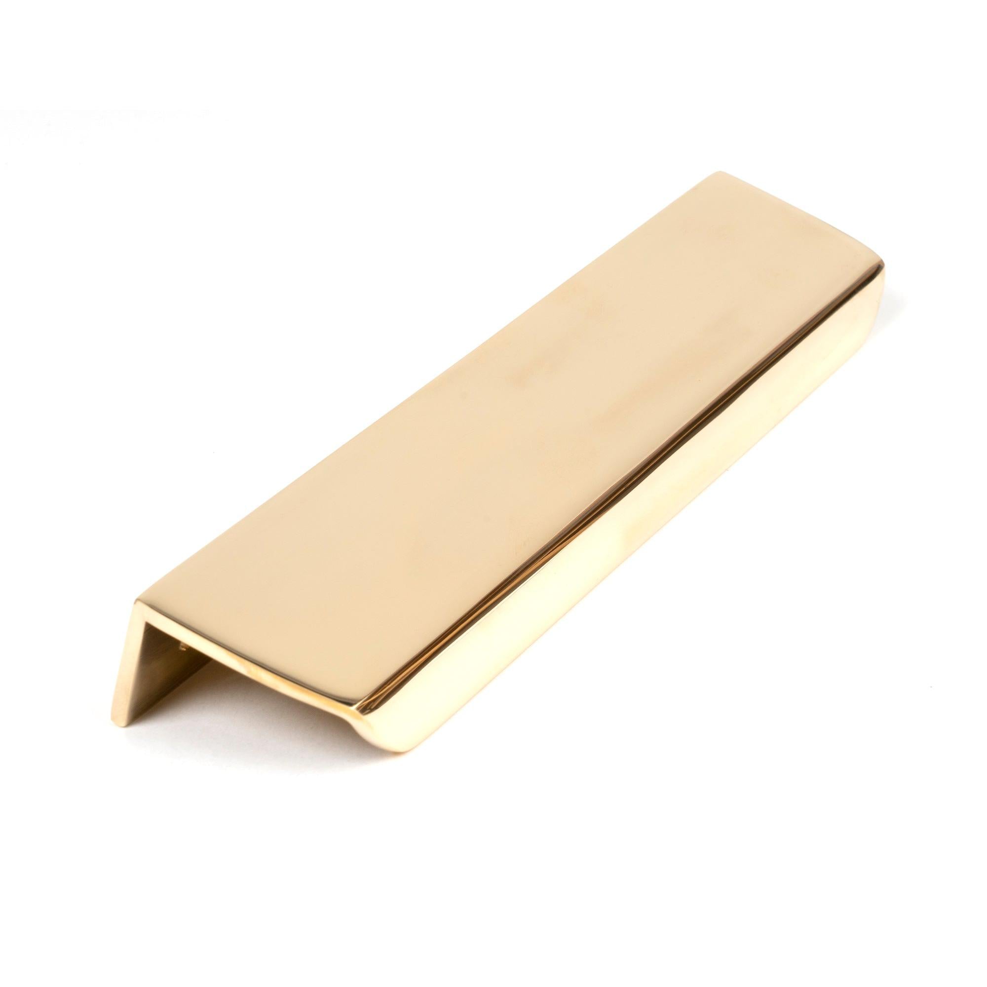 Polished Brass 200mm Moore Edge Pull | From The Anvil - Cabinet Pulls - From The Anvil - Yester Home