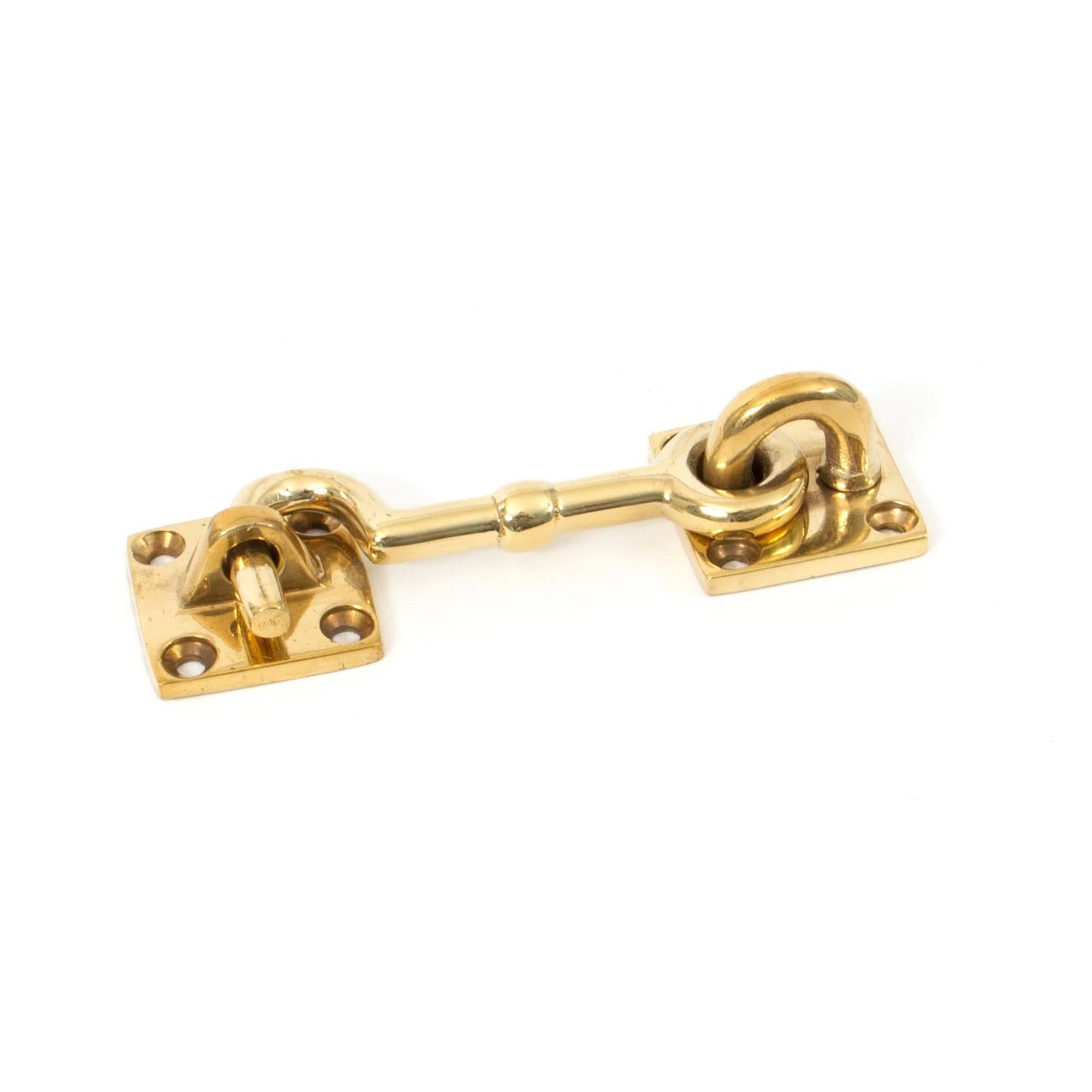 Polished Brass 3" Cabin Hook | From The Anvil - Cabin Hooks - From The Anvil - Yester Home