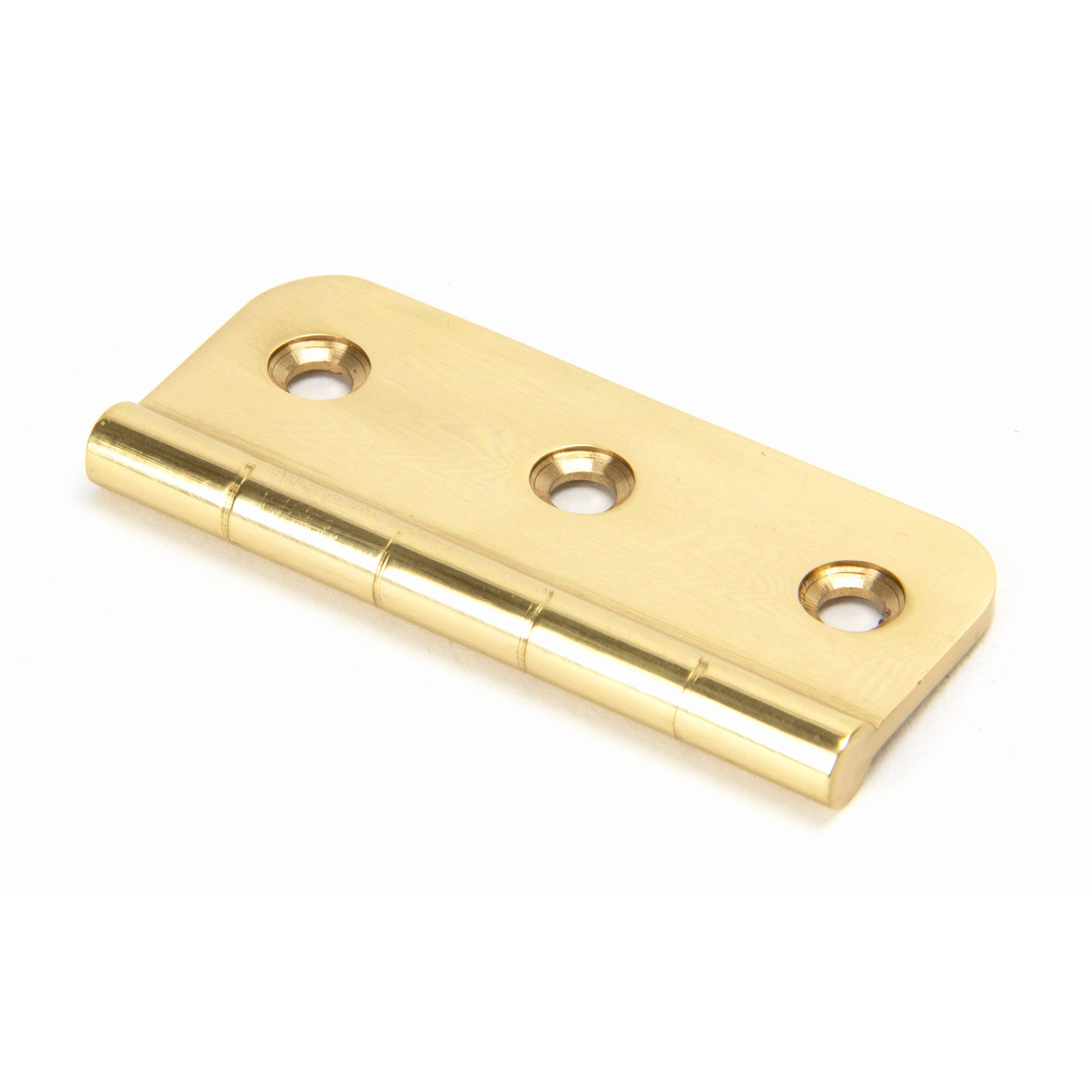 Polished Brass 3" Dummy Butt Hinge (Single) | From The Anvil-Butt Hinges-Yester Home