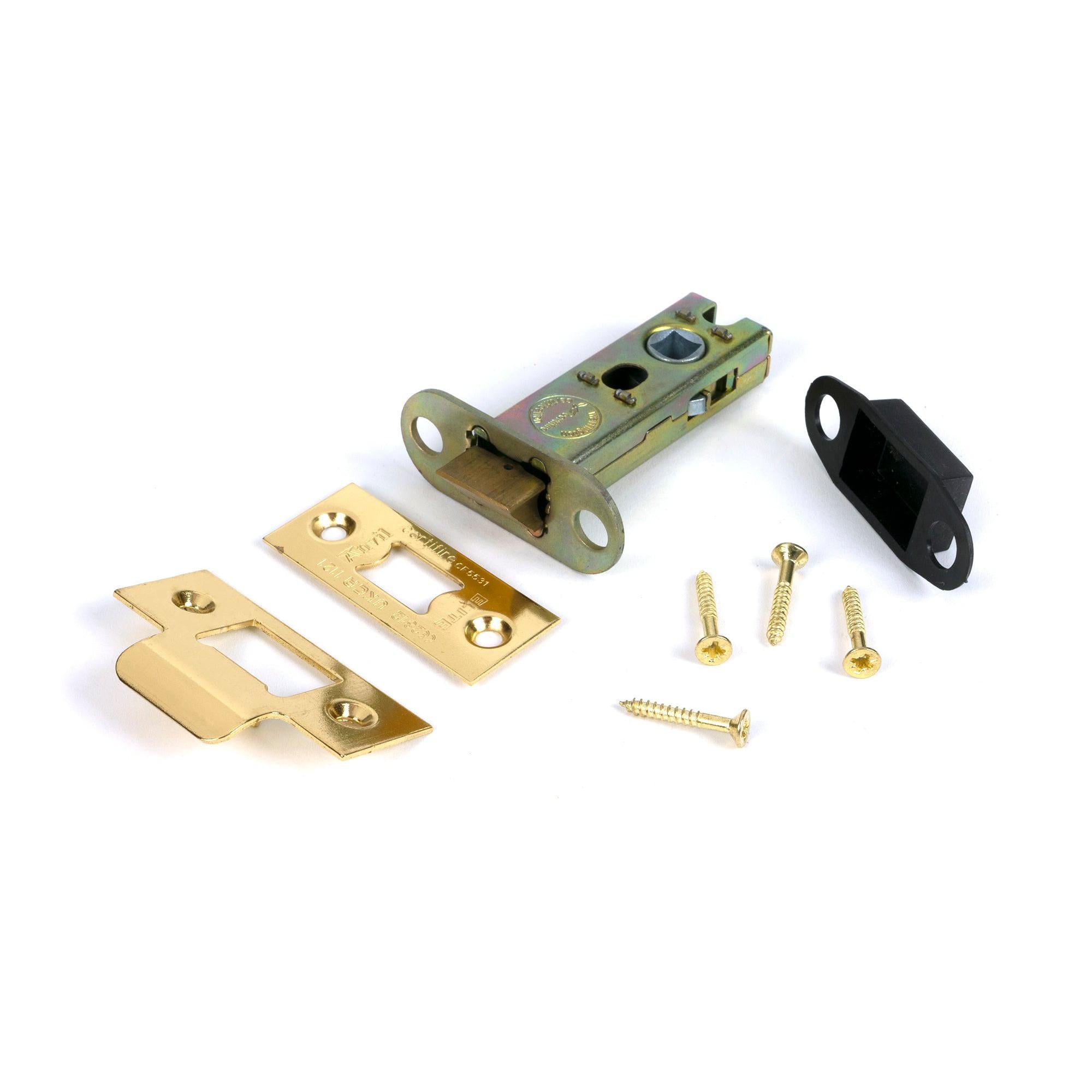 Polished Brass 3" Heavy Duty Latch - Latches - From The Anvil - Yester Home
