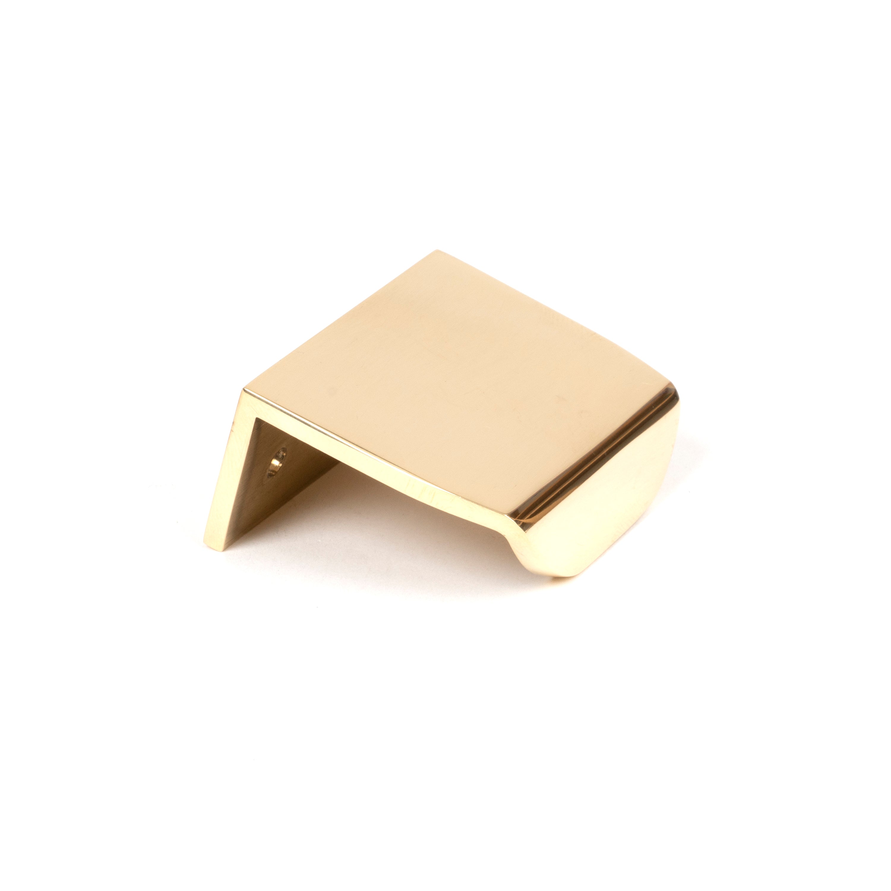 Polished Brass 50mm Moore Edge Pull | From The Anvil - Cabinet Pulls - From The Anvil - Yester Home