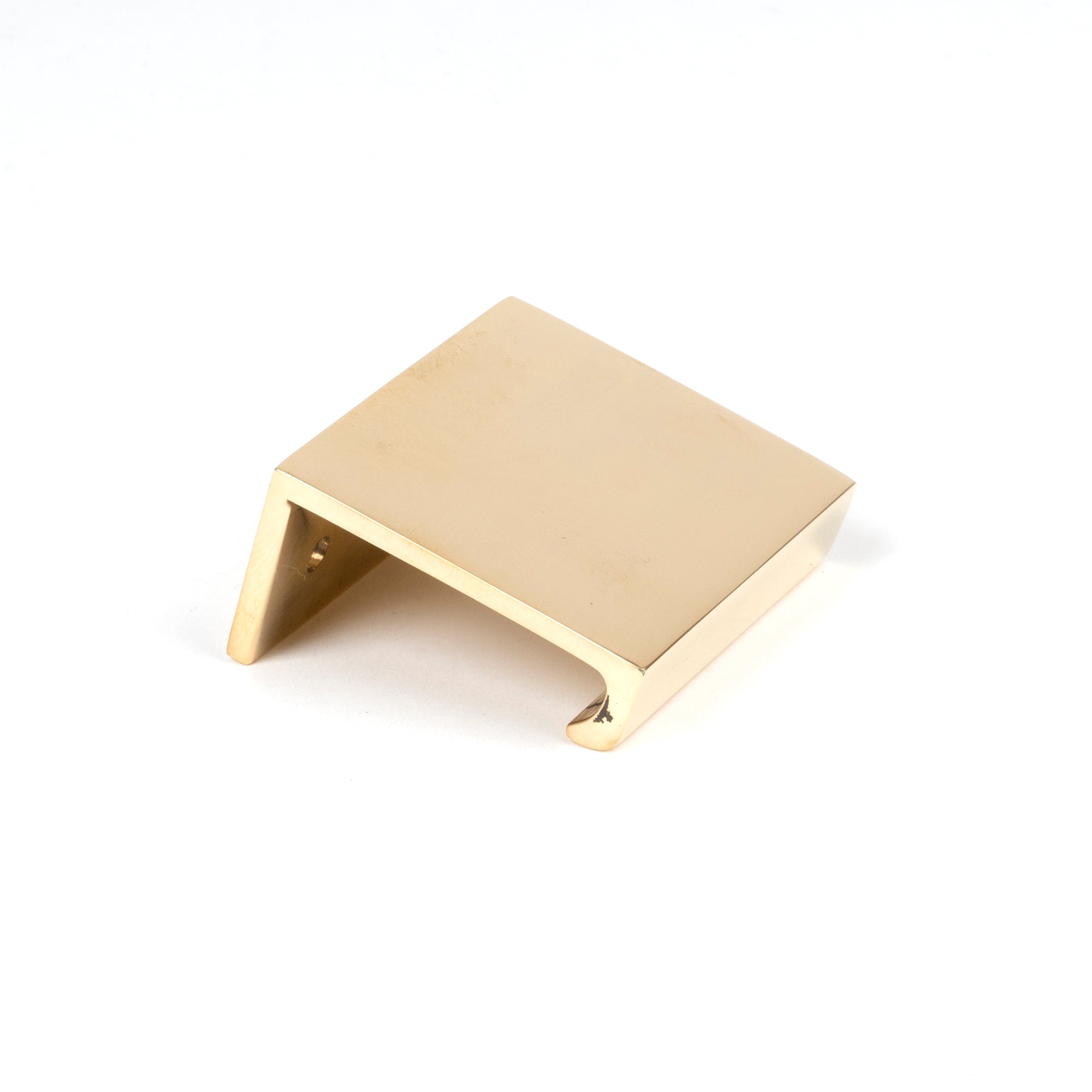 Polished Brass 50mm Plain Edge Pull | From The Anvil - Cabinet Pulls - From The Anvil - Yester Home