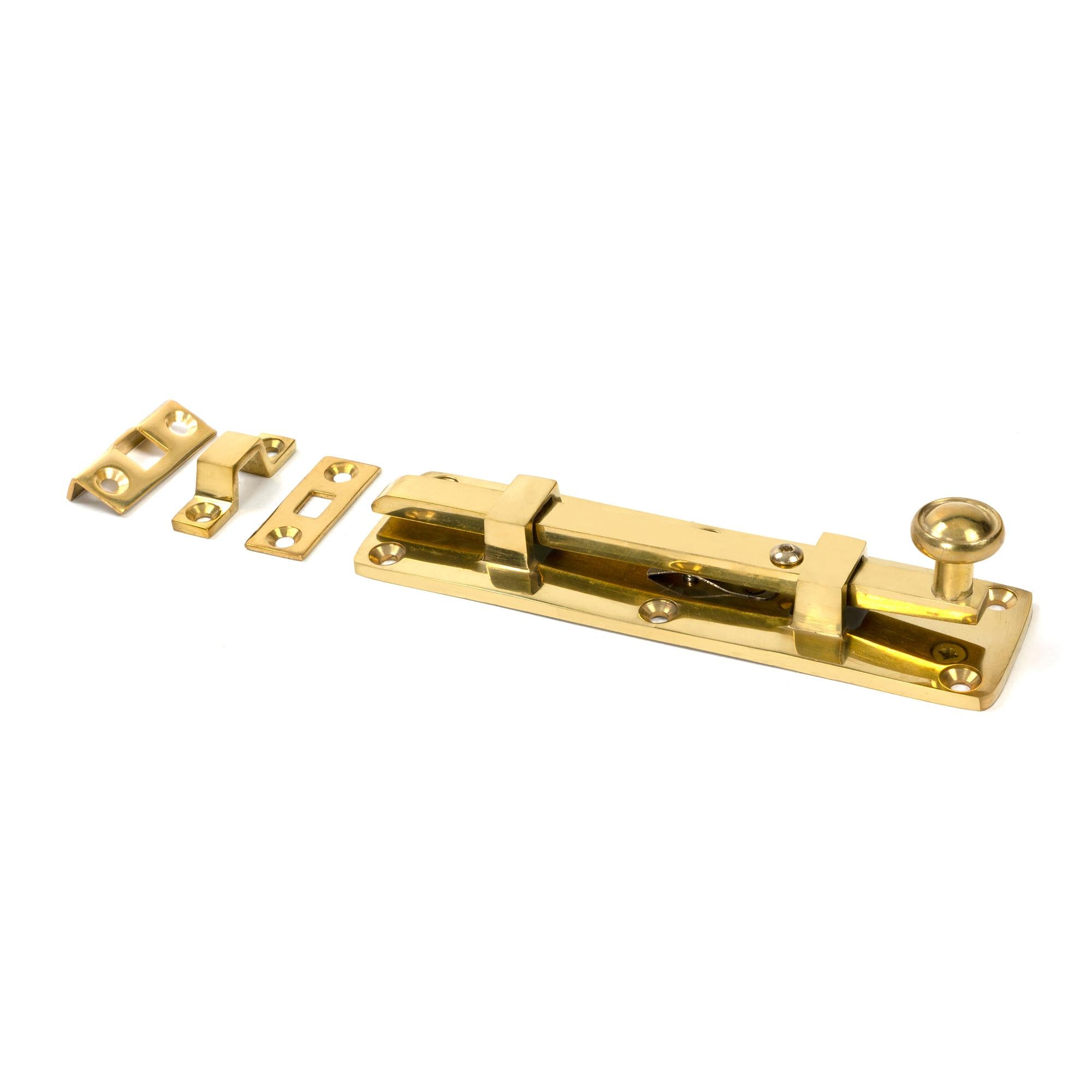 Polished Brass 6" Universal Bolt | From The Anvil - Bolts - From The Anvil - Yester Home