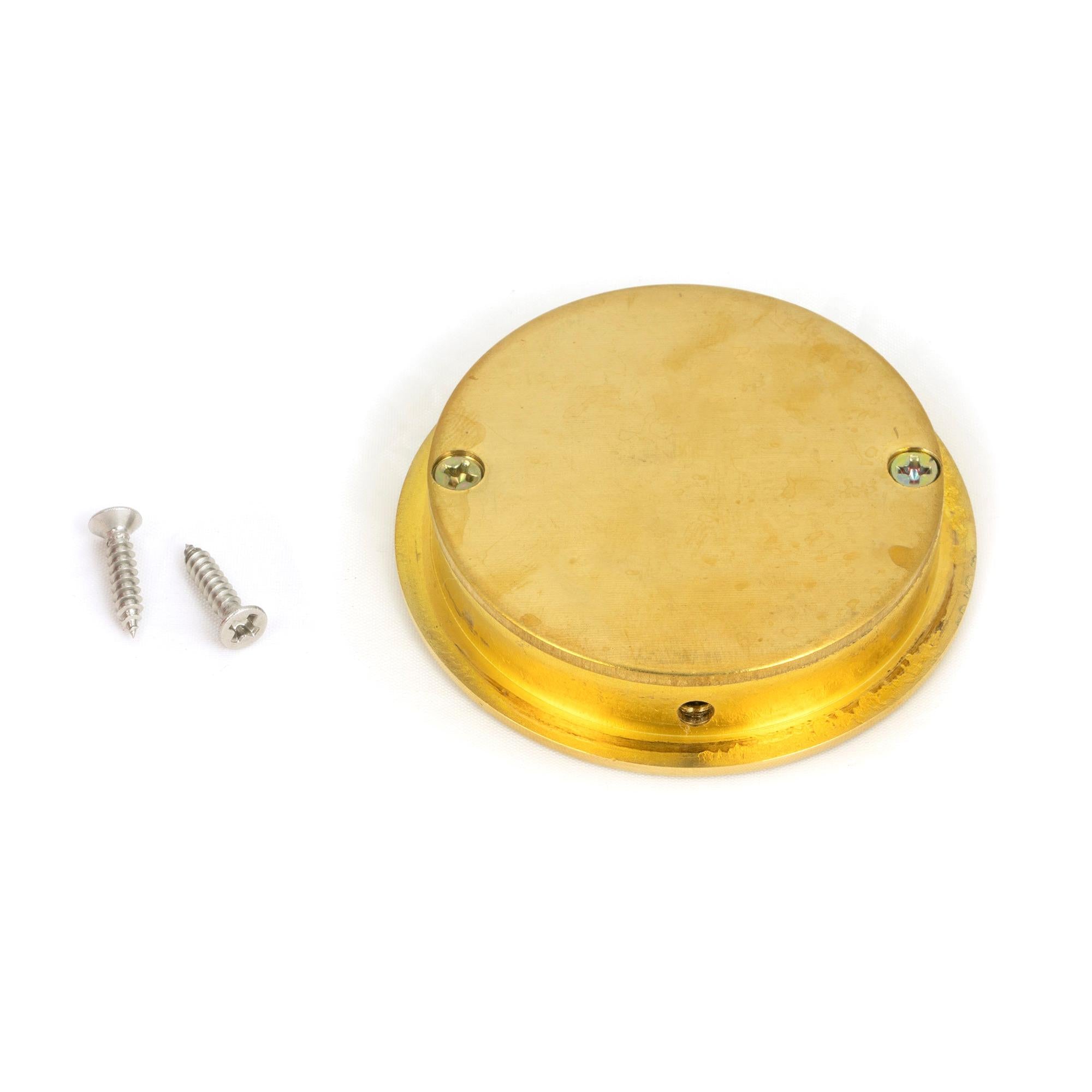 Polished Brass 60mm Art Deco Round Pull | From The Anvil - Cabinet Pulls - From The Anvil - Yester Home
