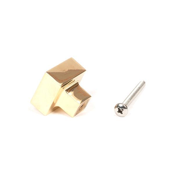 Polished Brass Albers Cabinet Knob - 25mm | From The Anvil-Cabinet Knobs-Yester Home