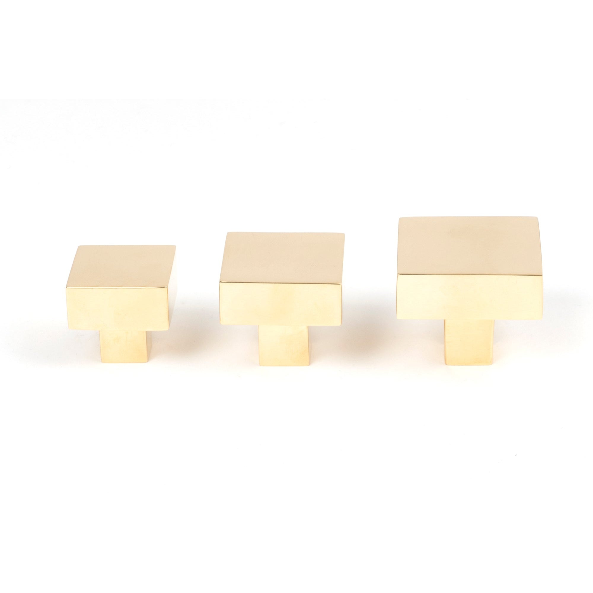 Polished Brass Albers Cabinet Knob - 25mm | From The Anvil-Cabinet Knobs-Yester Home