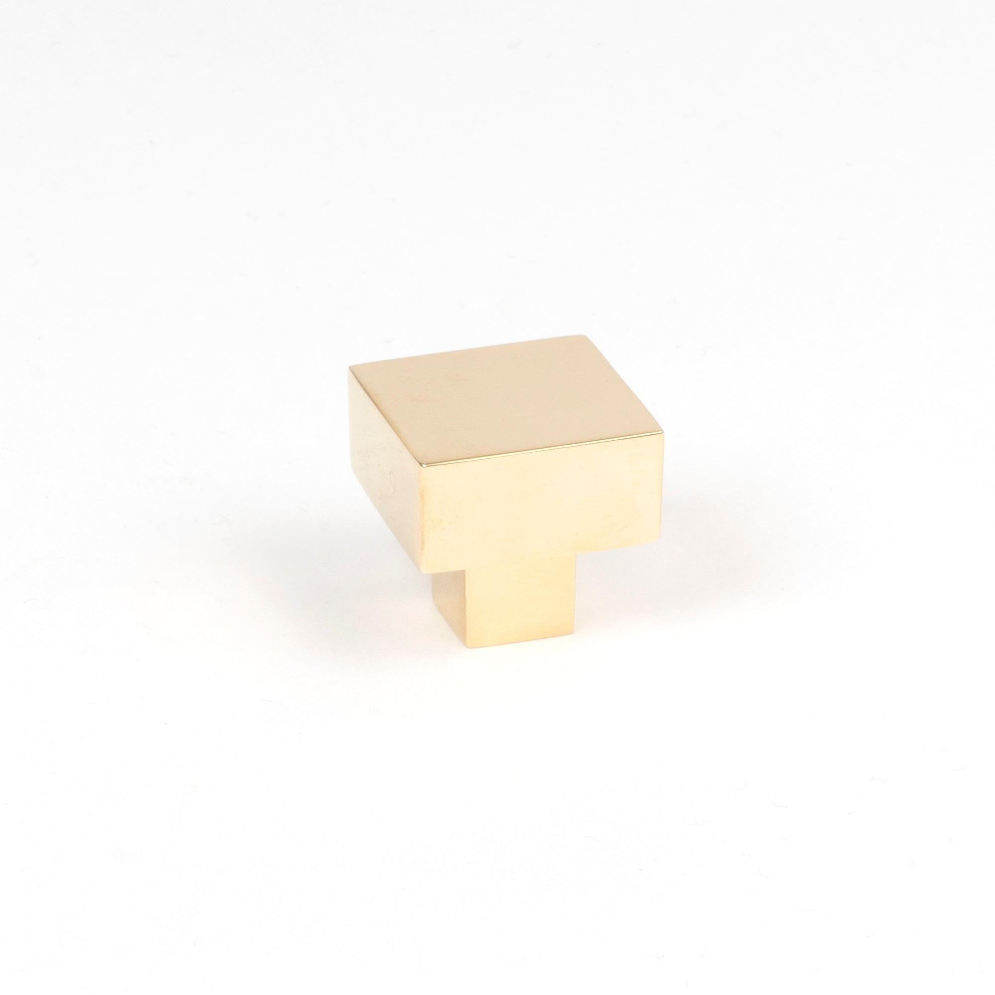 Polished Brass Albers Cabinet Knob - 25mm | From The Anvil-Cabinet Knobs-Yester Home