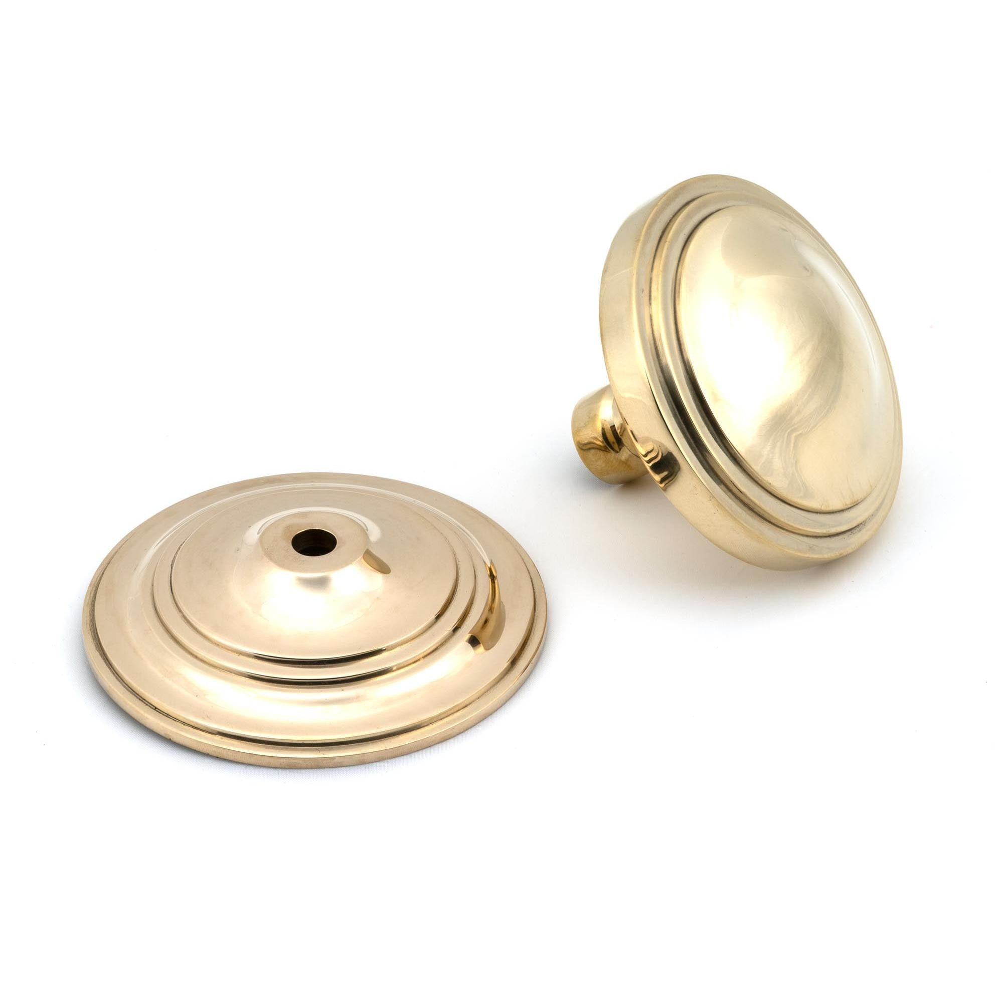 Polished Brass Art Deco Centre Door Knob | From The Anvil - Centre Door Knobs - From The Anvil - Yester Home