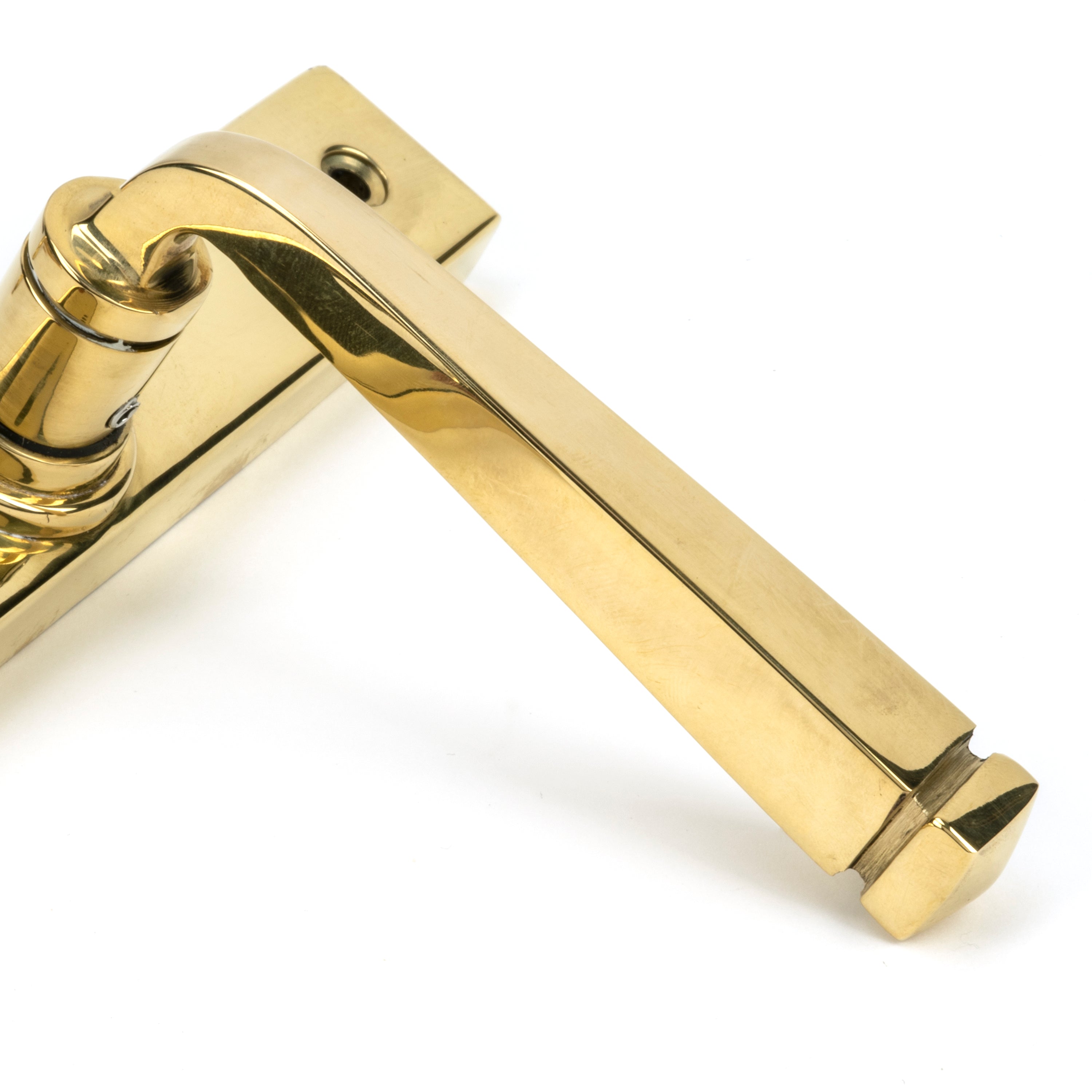 Polished Brass Avon Slimline Lever Espag. Lock Set | From The Anvil-Espagnolette-Yester Home