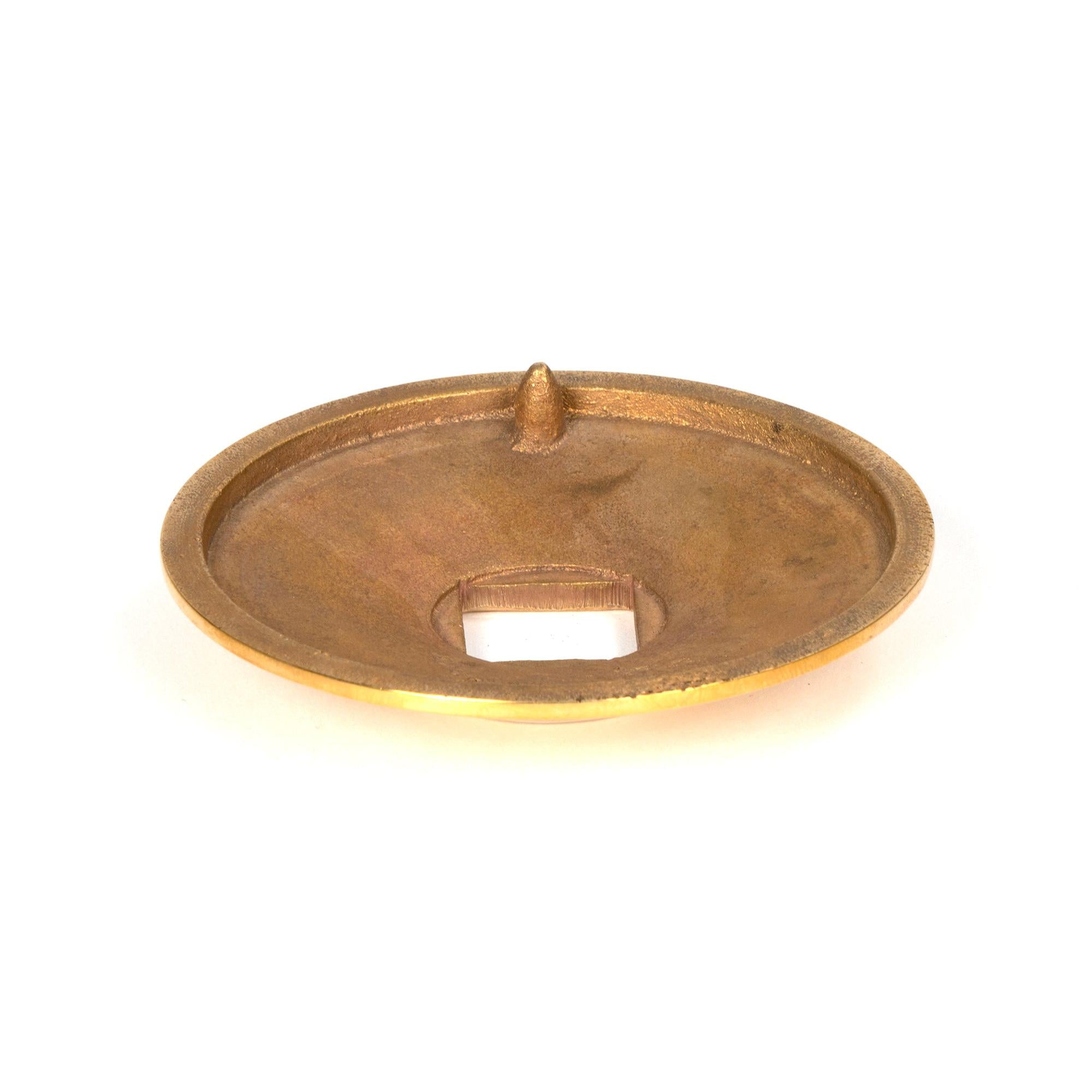 Polished Brass Beehive Centre Door Knob | From The Anvil - Centre Door Knobs - From The Anvil - Yester Home