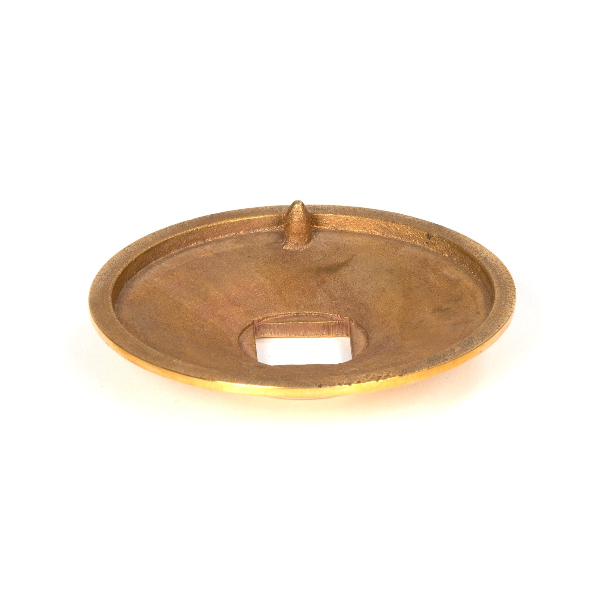 Polished Brass Beehive Centre Door Knob | From The Anvil-Centre Door Knobs-Yester Home