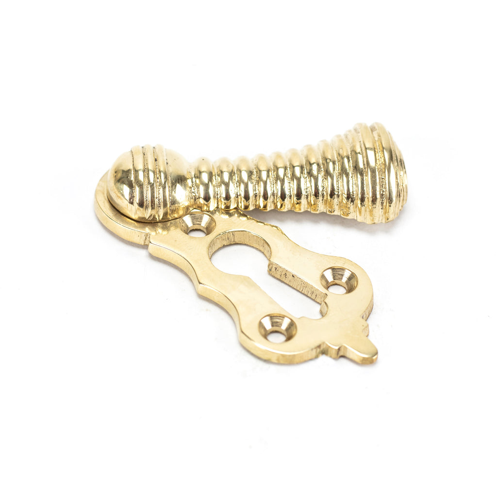 Polished Brass Beehive Escutcheon | From The Anvil-Escutcheons-Yester Home