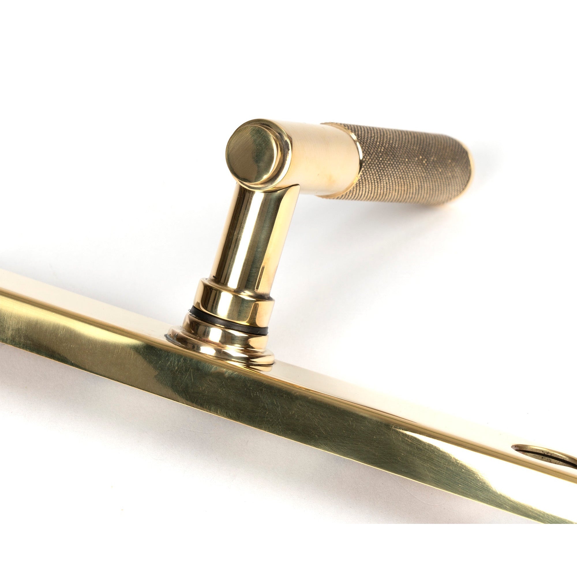 Polished Brass Brompton Slimline Lever Espag. Lock Set | From The Anvil-Espagnolette-Yester Home