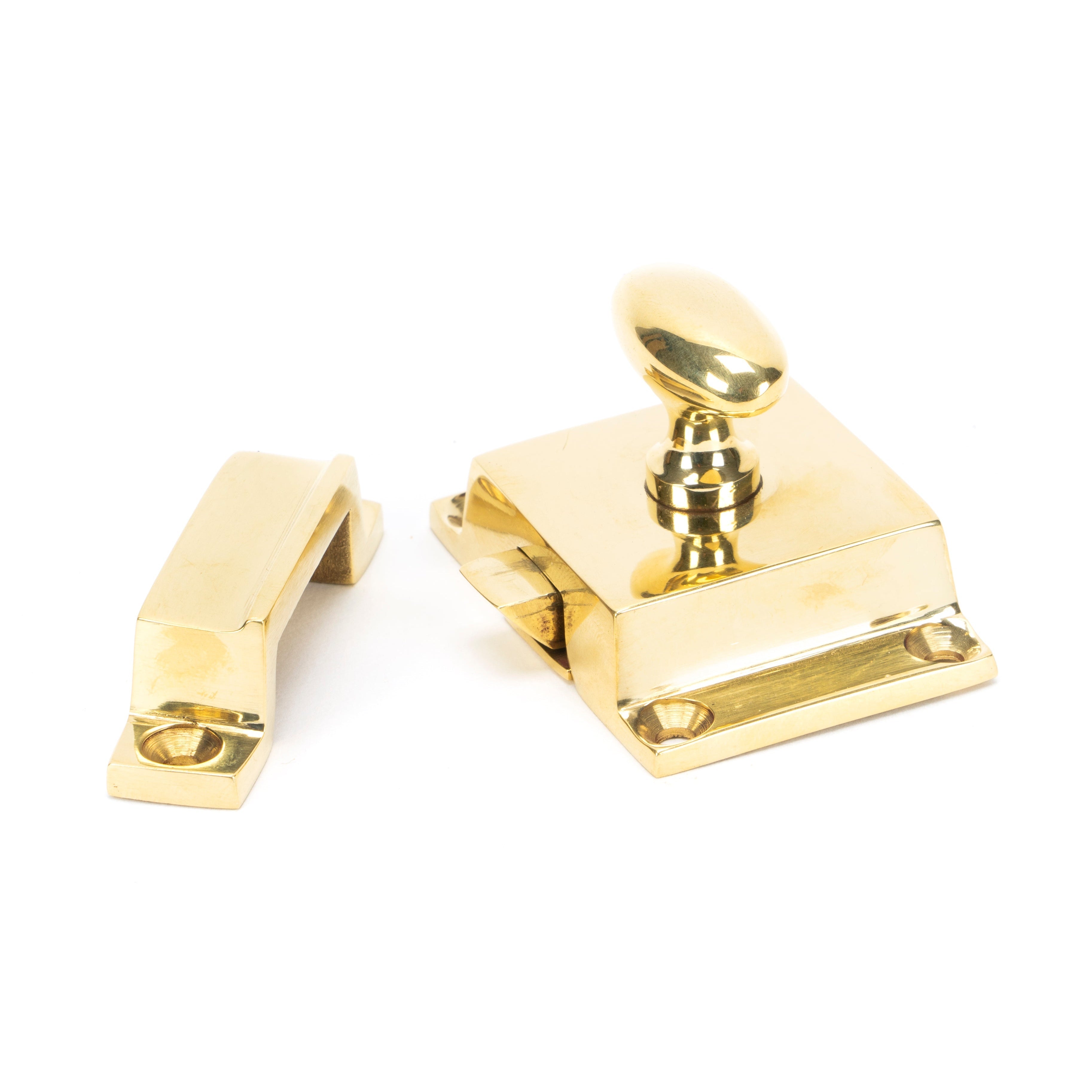 Polished Brass Cabinet Latch | From The Anvil-Cabinet Latches & Catches-Yester Home