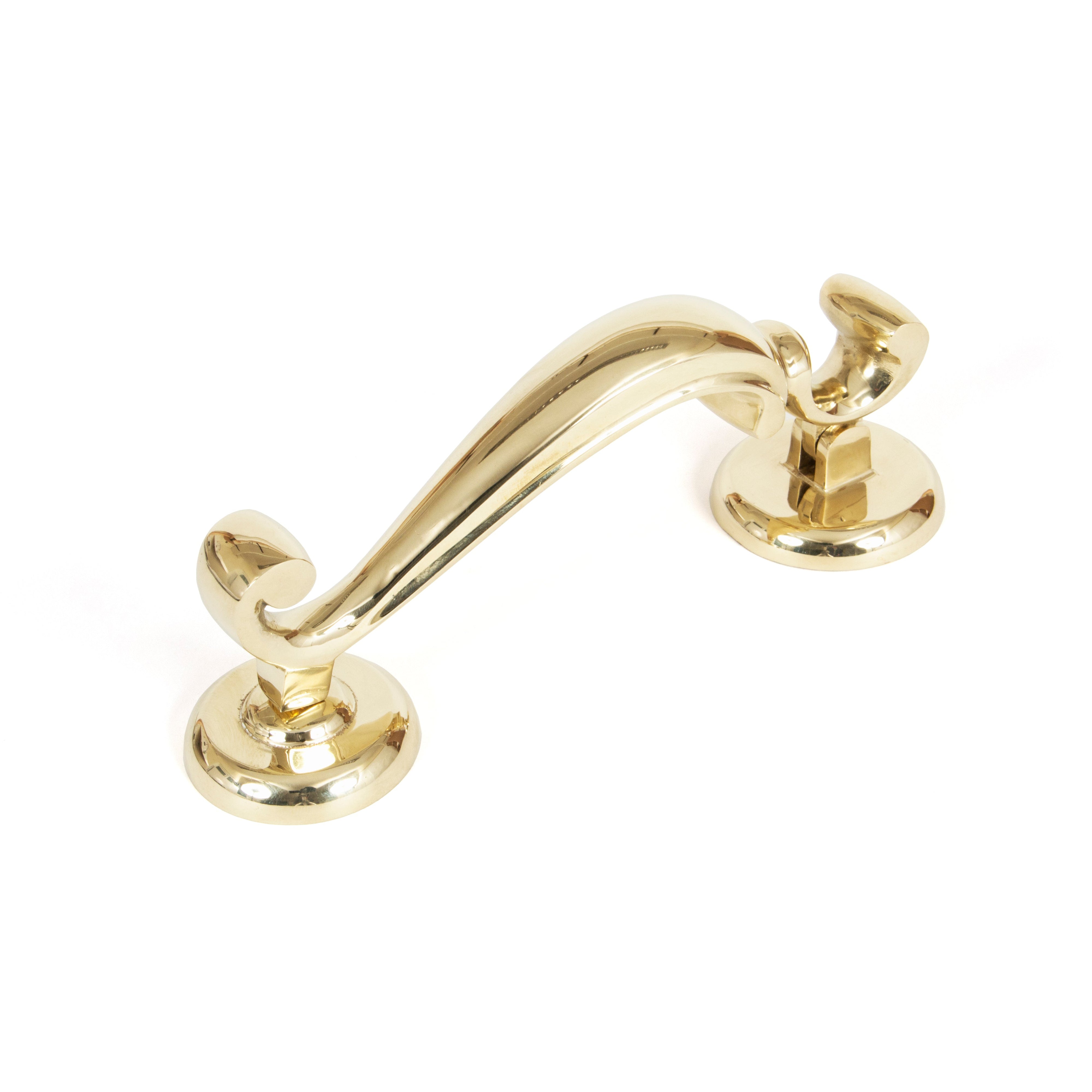 Polished Brass Doctors Door Knocker | From The Anvil-Bolt-Through Door Knockers-Yester Home