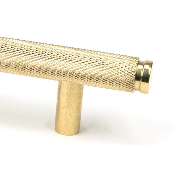 Polished Brass Full Brompton Pull Handle - Medium | From The Anvil-Pull Handles-Yester Home