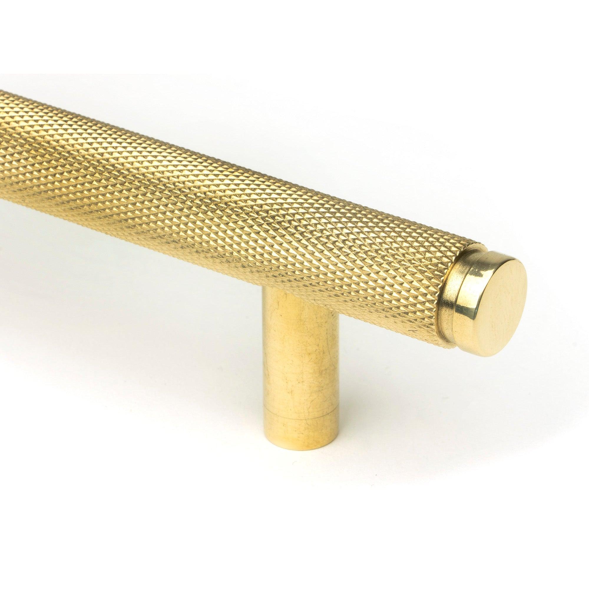 Polished Brass Full Brompton Pull Handle - Small | From The Anvil-Pull Handles-Yester Home