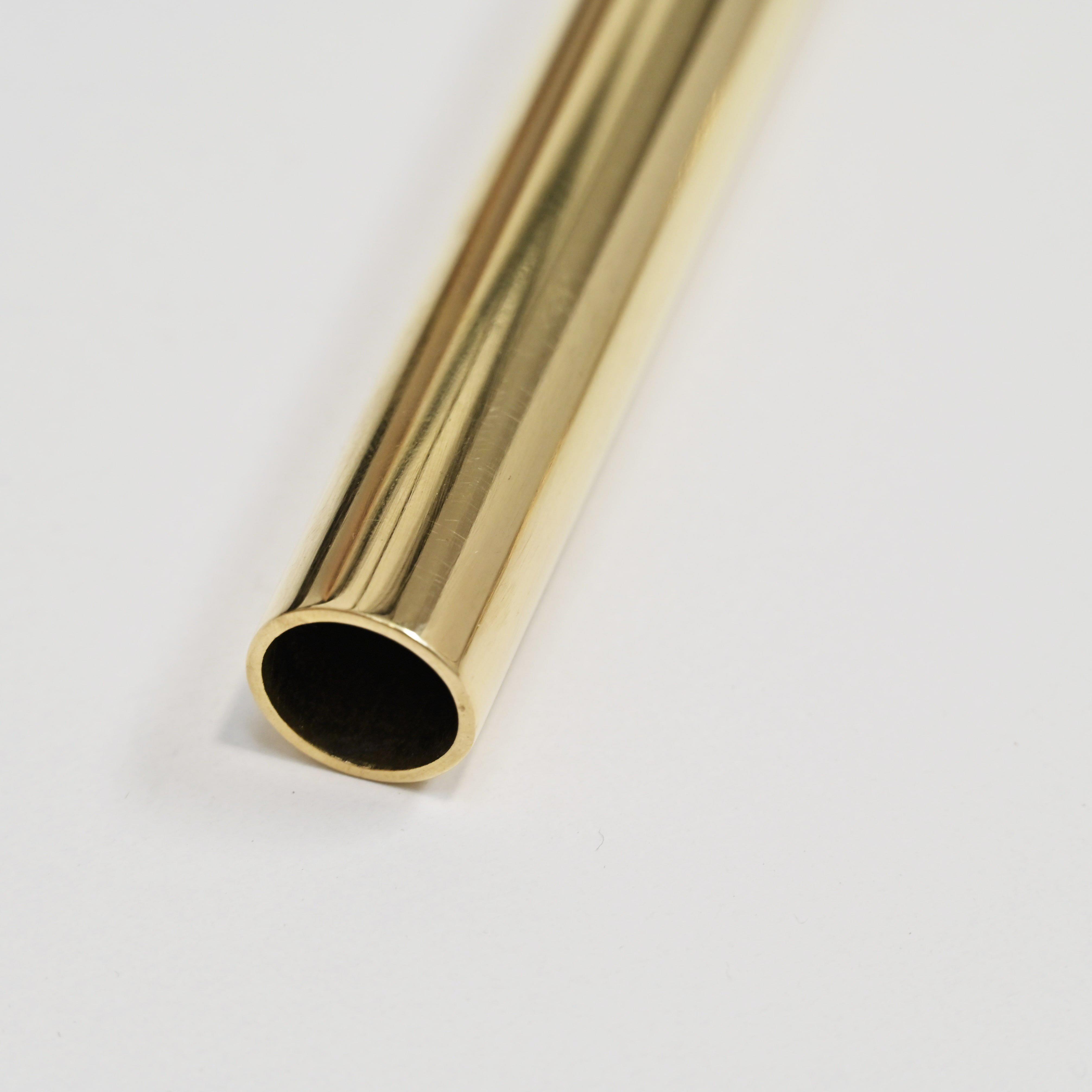 Polished Brass Hanging Rail-Hook Rails-Yester Home