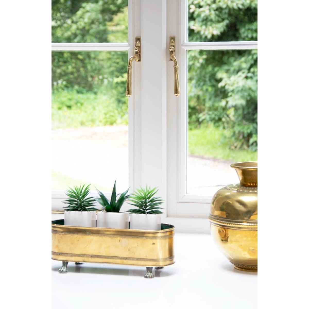 Polished Brass Hinton Espag - RH | From The Anvil-Espag. Fasteners-Yester Home