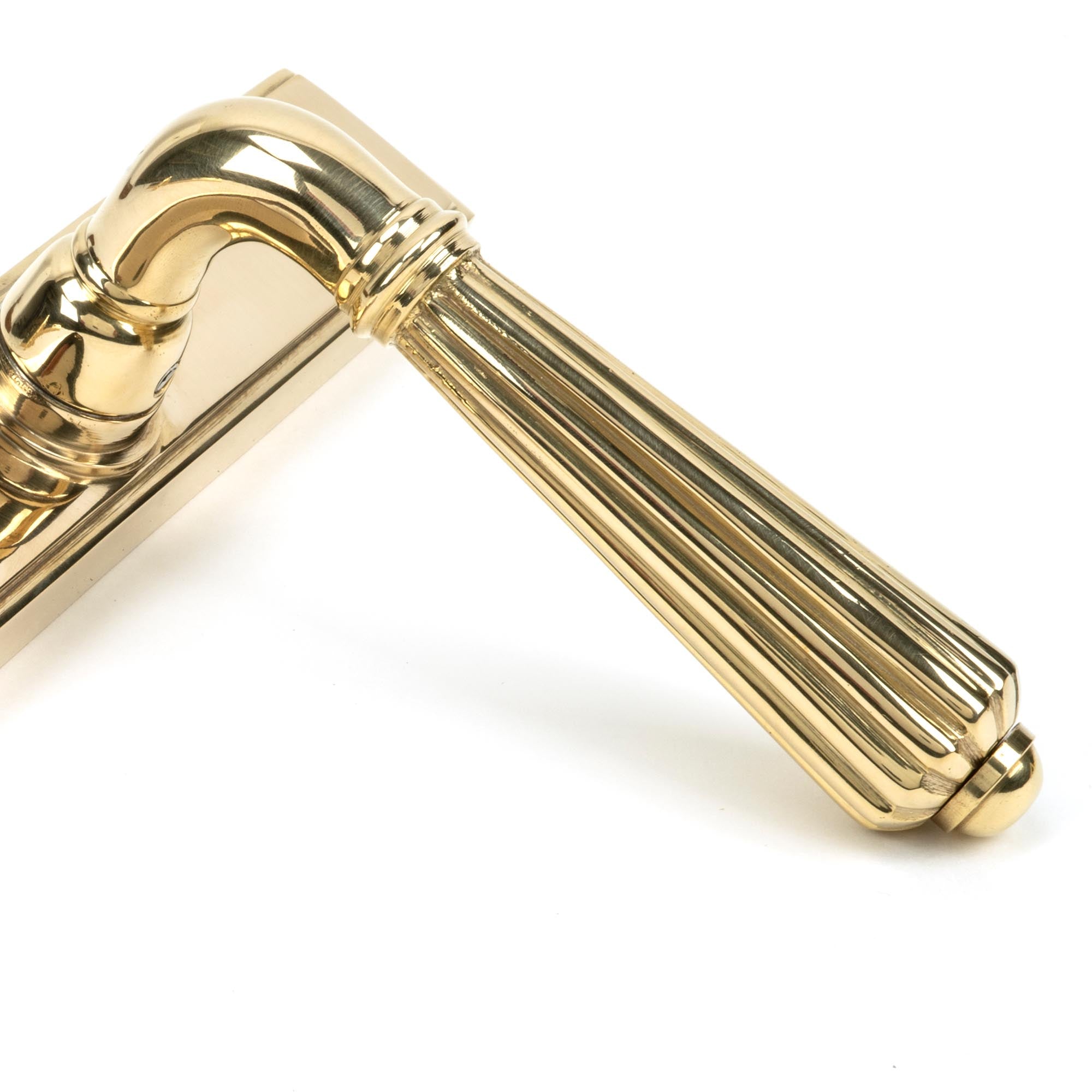 Polished Brass Hinton Slimline Lever Espag. Lock Set | From The Anvil - Espagnolette - From The Anvil - Yester Home