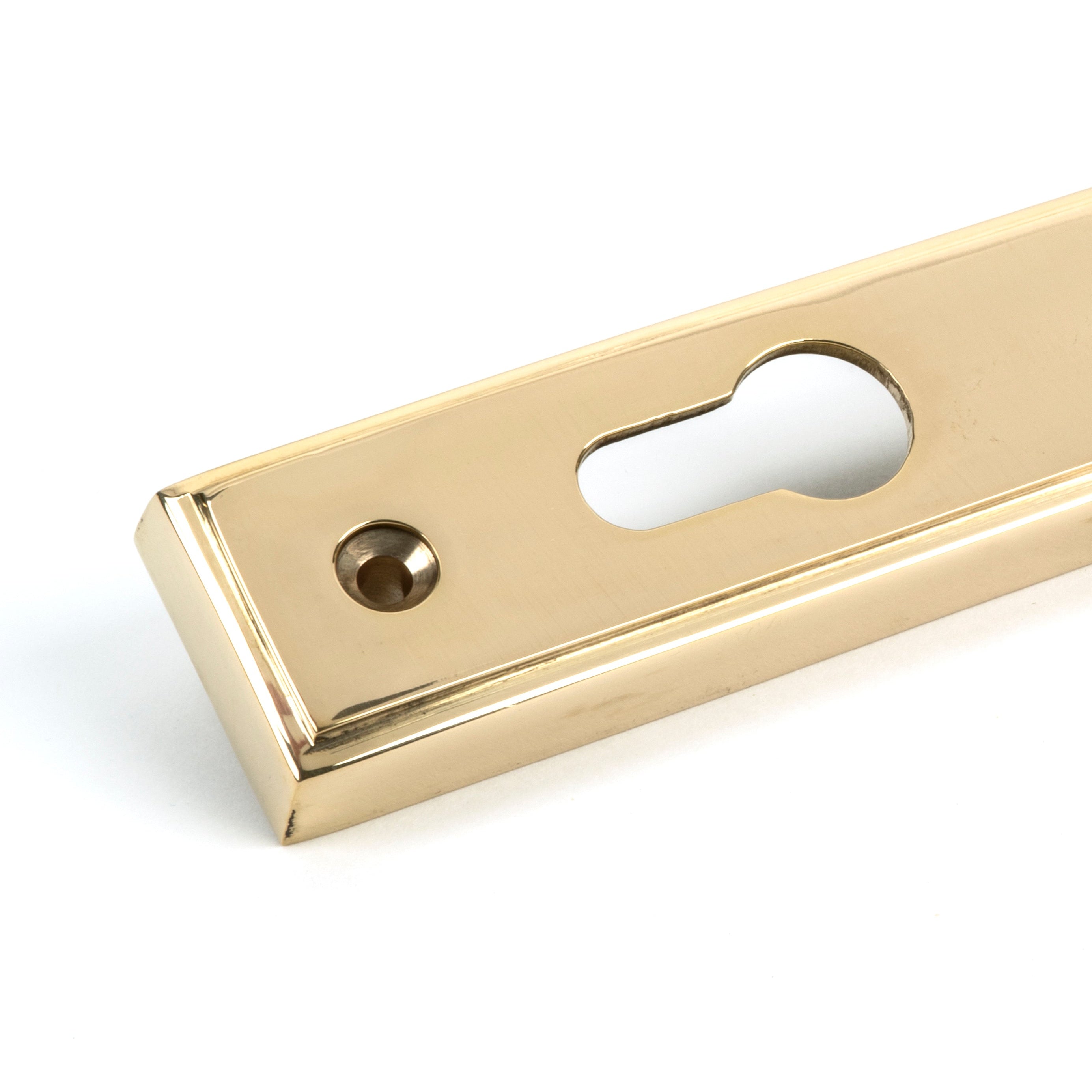 Polished Brass Hinton Slimline Lever Espag. Lock Set | From The Anvil-Espagnolette-Yester Home