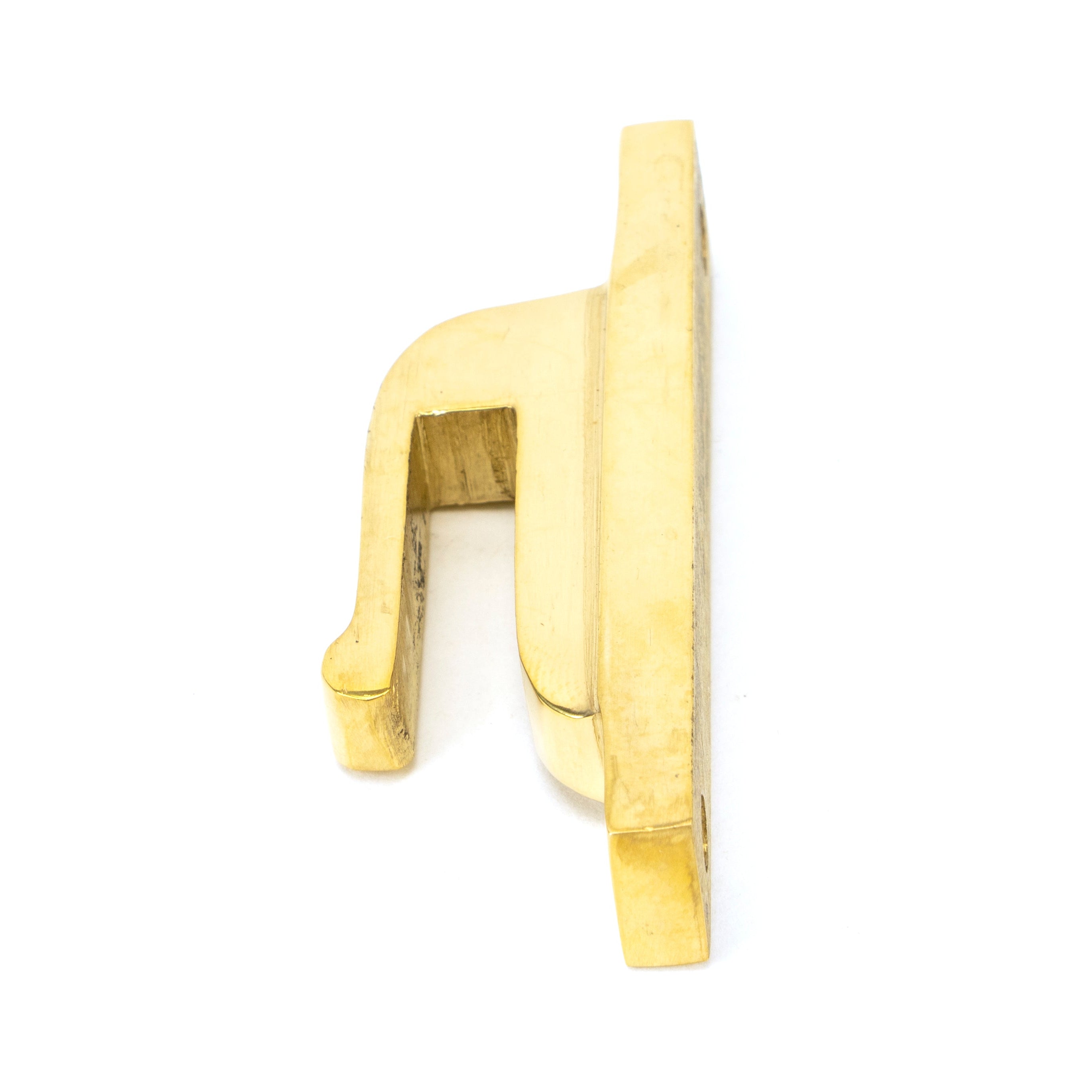 Polished Brass Hook Plate | From The Anvil-Hook Plates-Yester Home